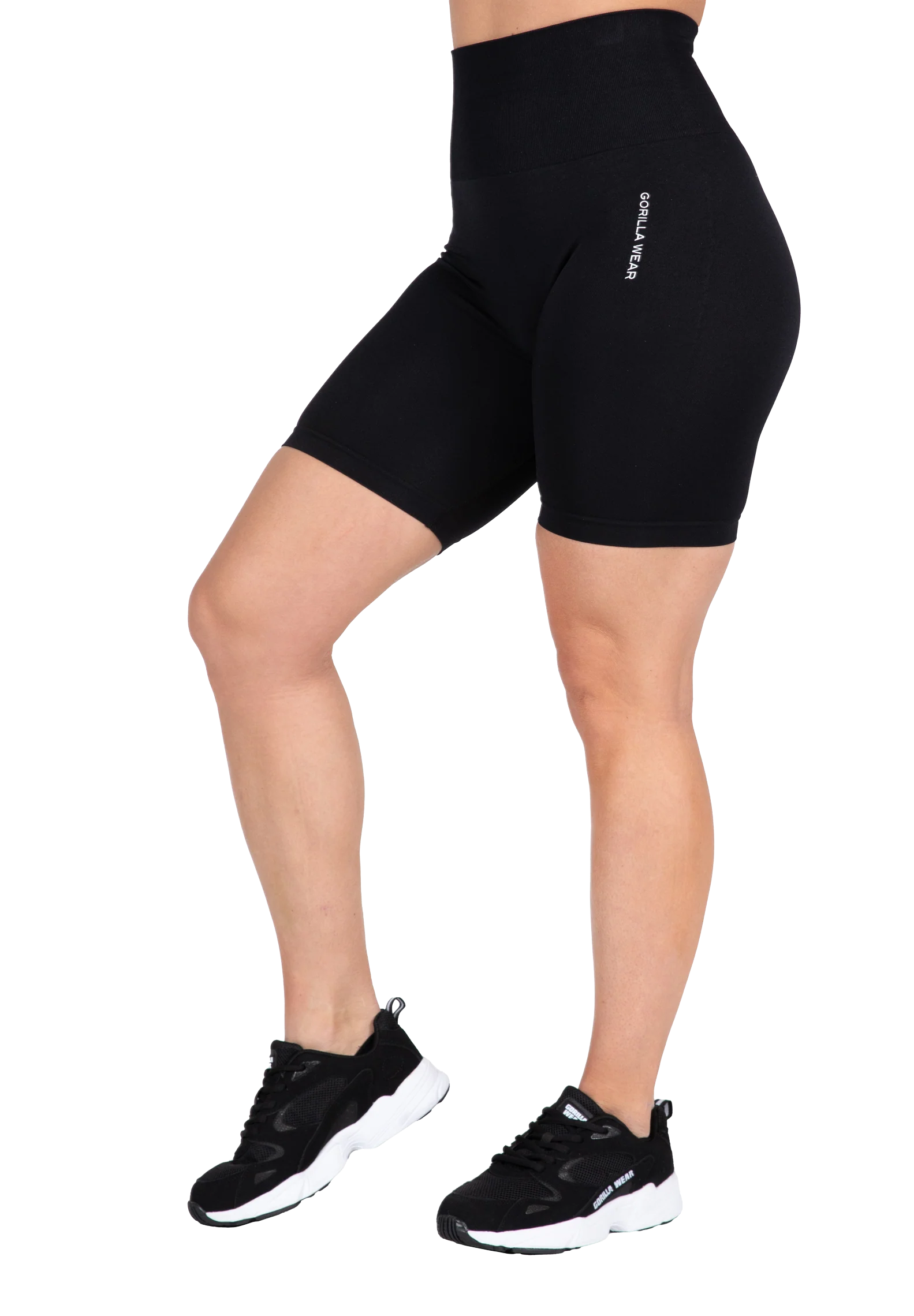 Quincy Seamless Cycling Short Gorilla Wear - Noir vue 1