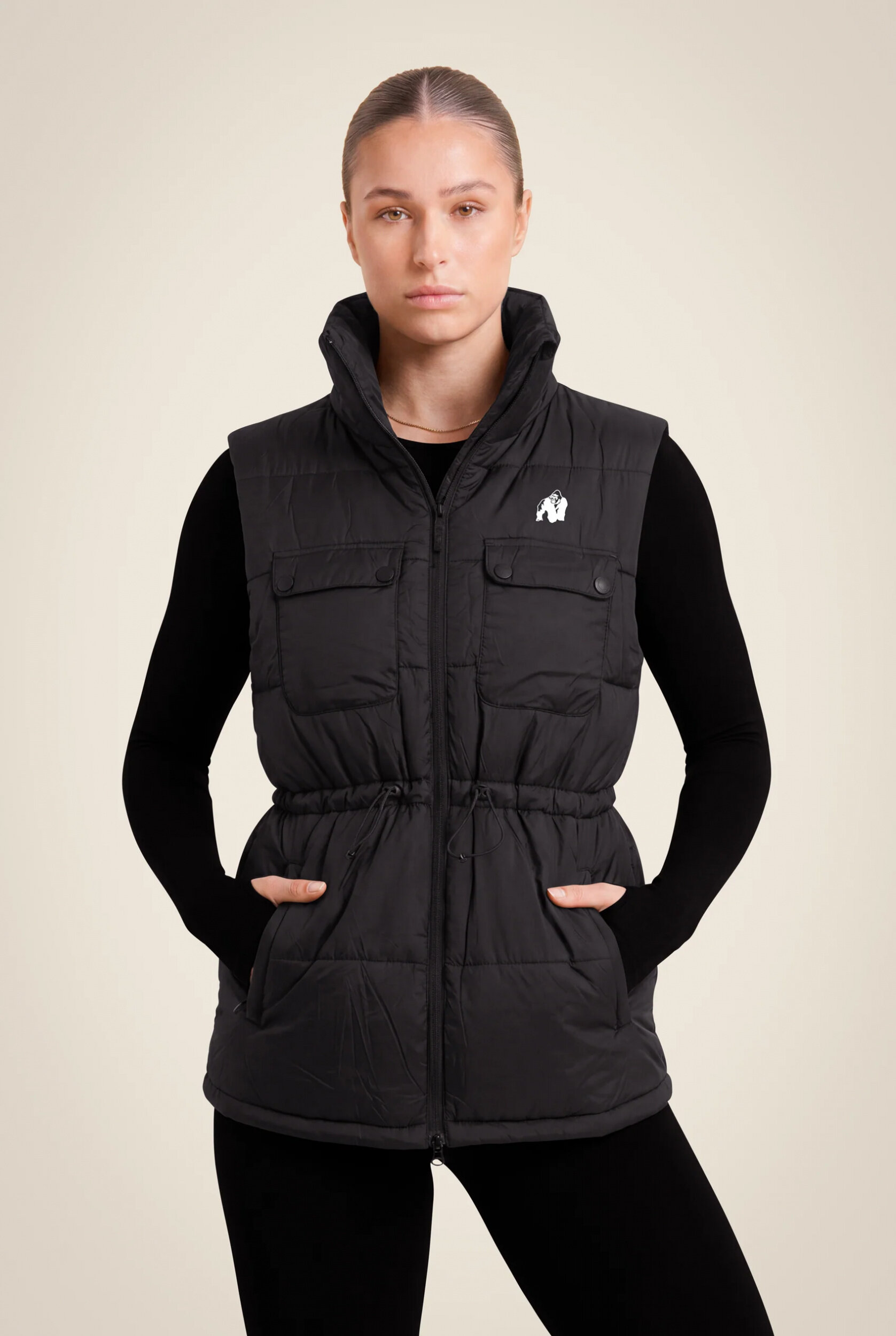 Lucia Puffer Gilet Gorilla Wear - Noir vue 1