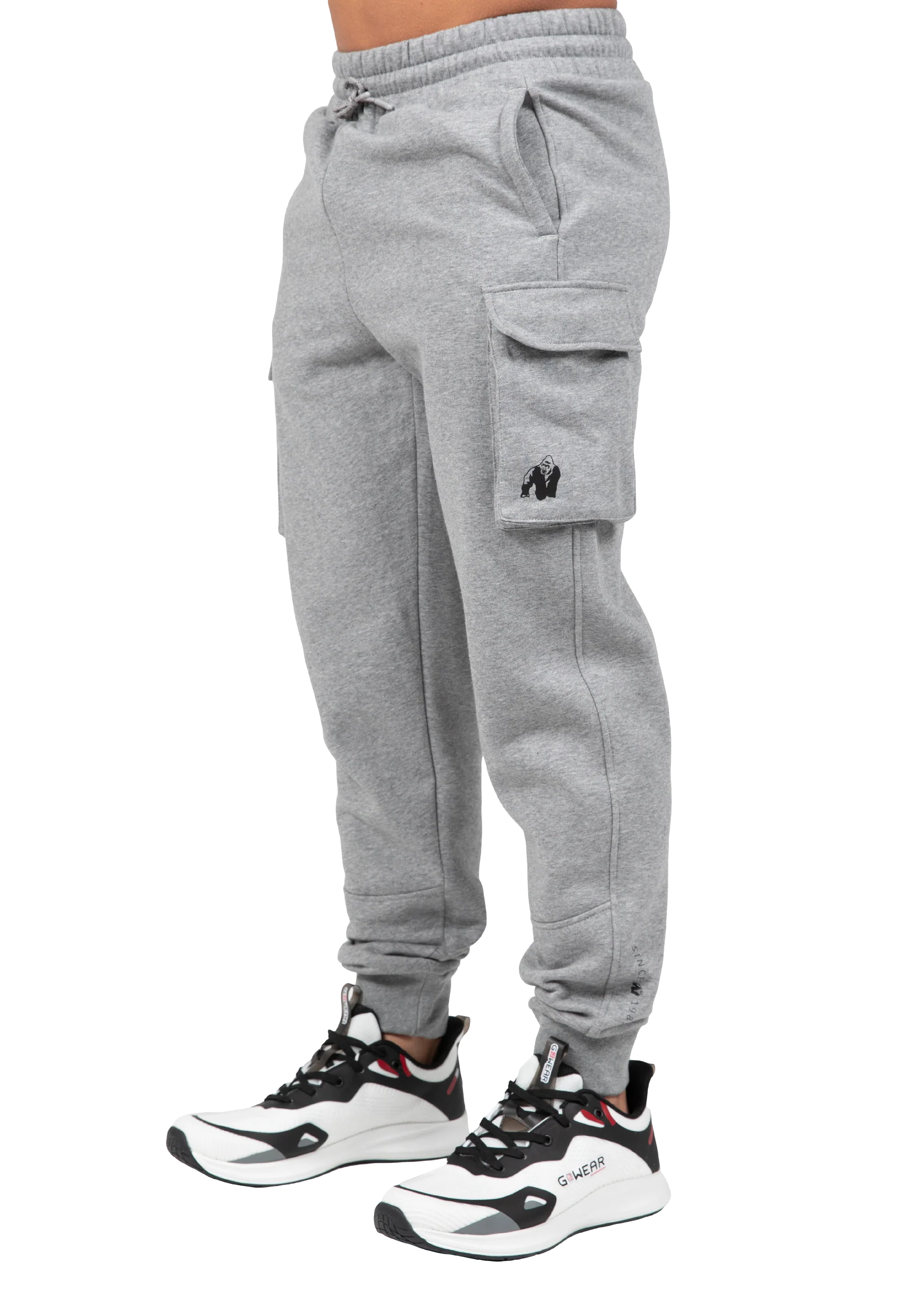 Hudson Cargo Jogging Gorilla Wear - Gris chiné, vue 1