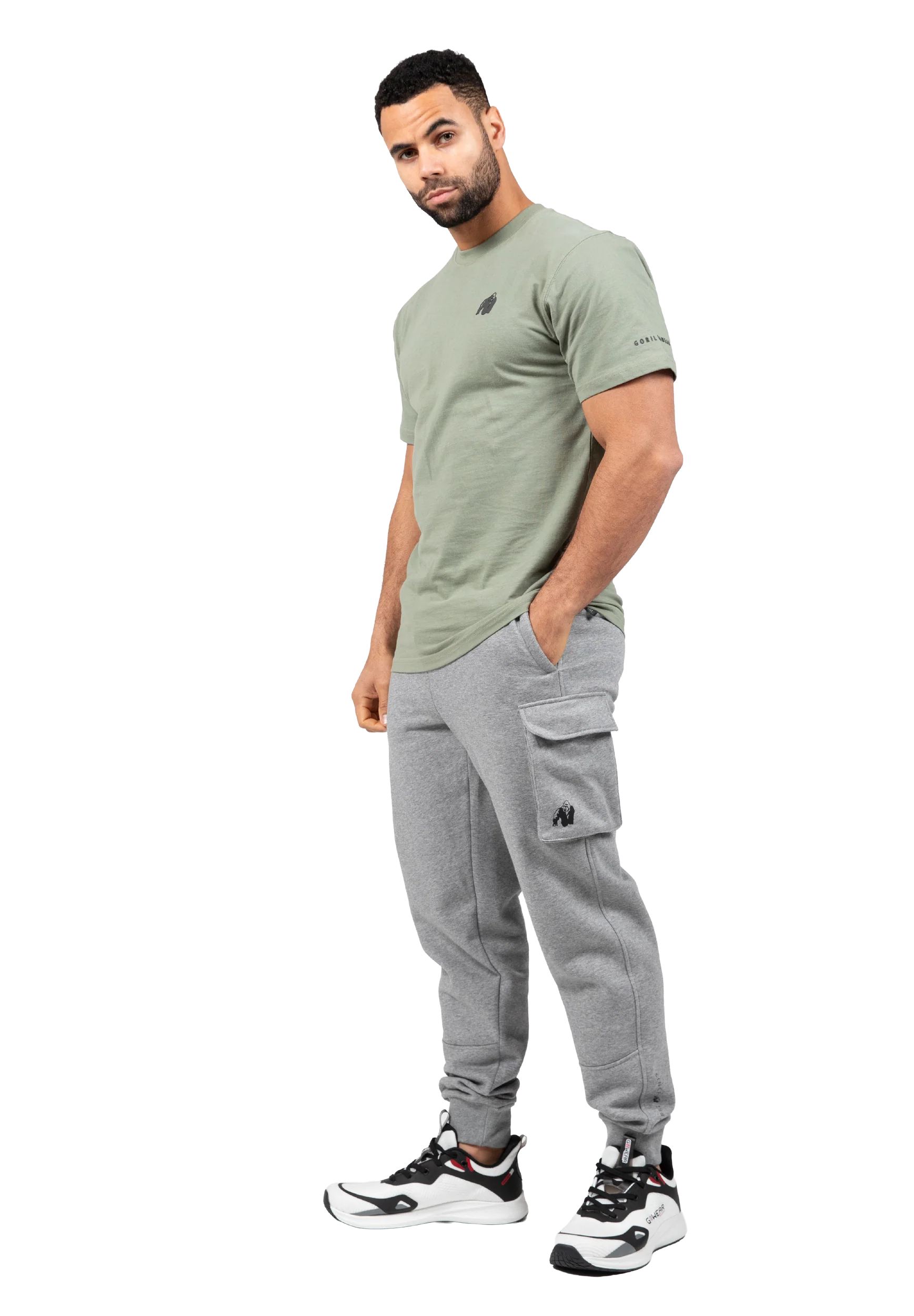 Hudson Cargo Jogging Gorilla Wear - Gris chiné, vue 3