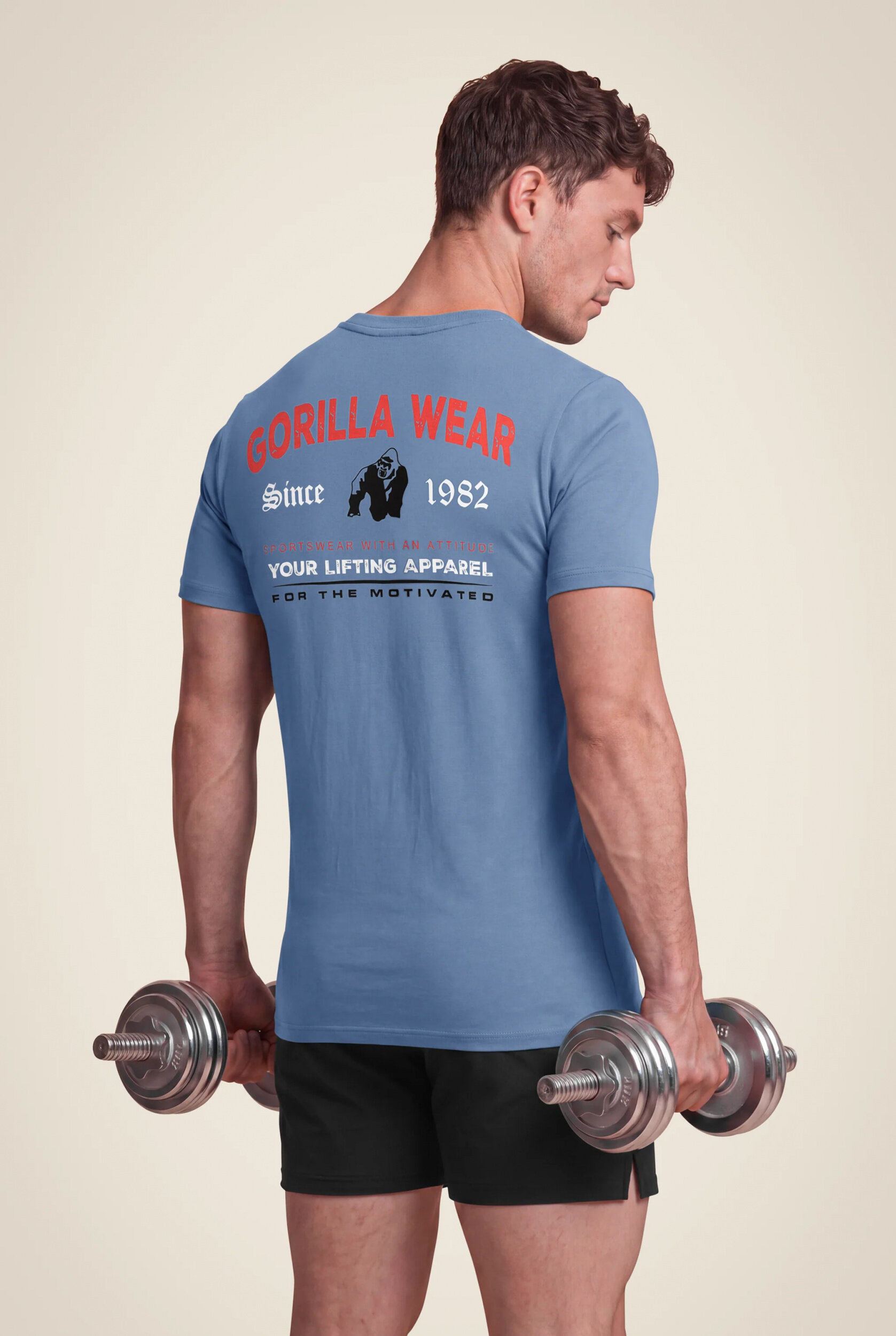 Warren T-shirt Gorilla Wear - Bleu, vue 1