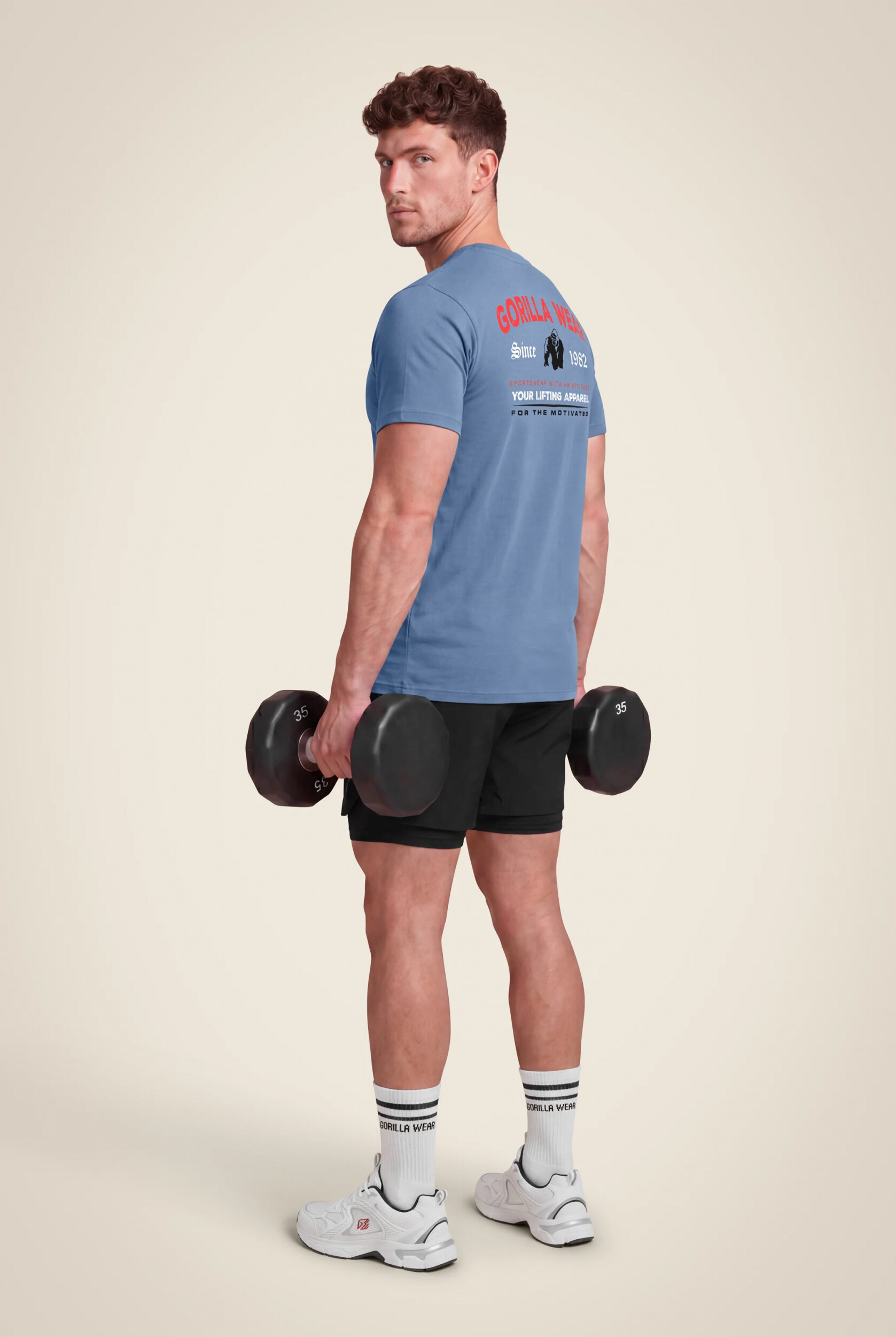 Warren T-shirt Gorilla Wear - Bleu, vue 3