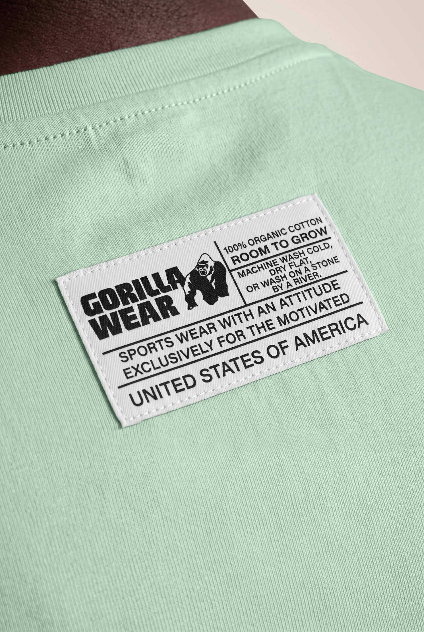 Classic T-shirt Gorilla Wear - Menthe, vue 4