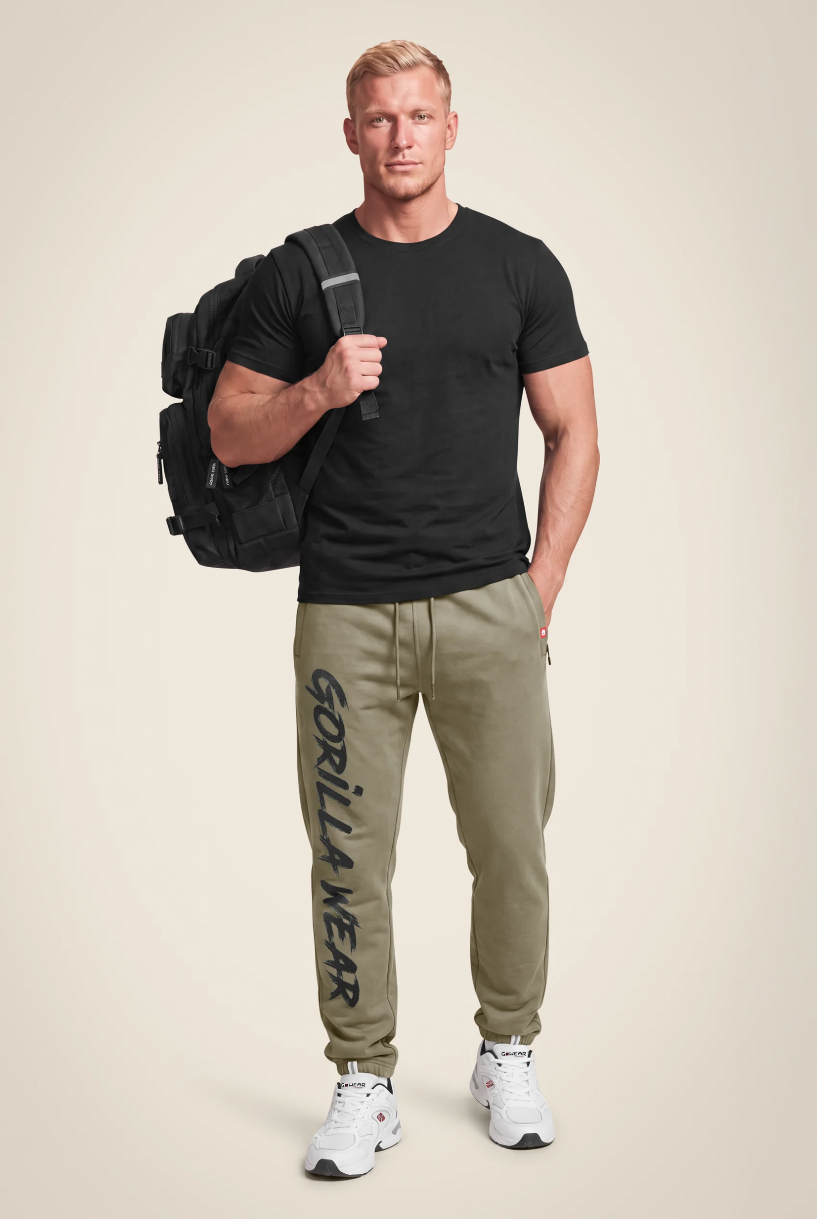 Wilton Jogging Gorilla Wear - Vert kaki, vue 3