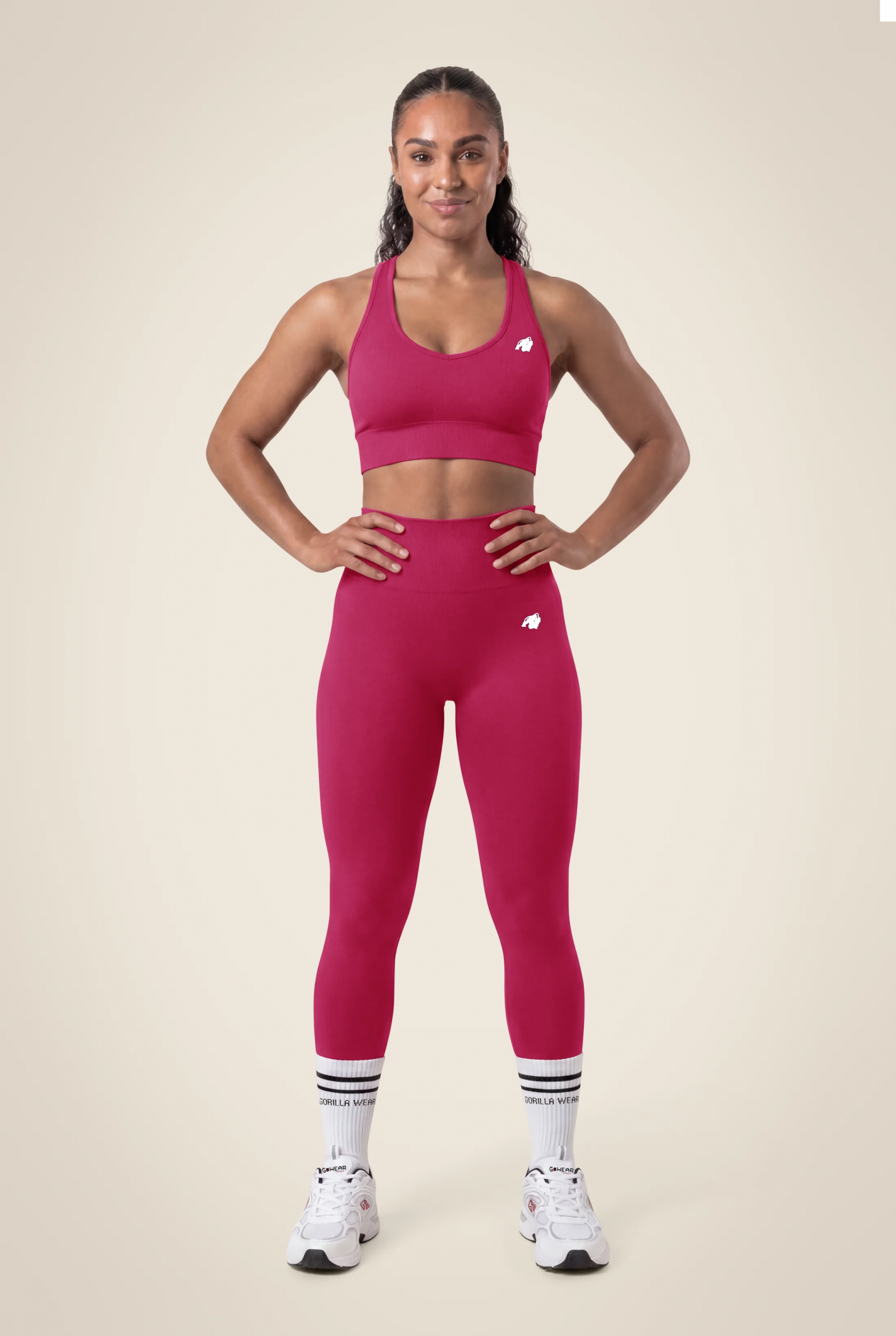 Hilton Seamless Brassière Gorilla Wear femme - Fuchsia, vue 3