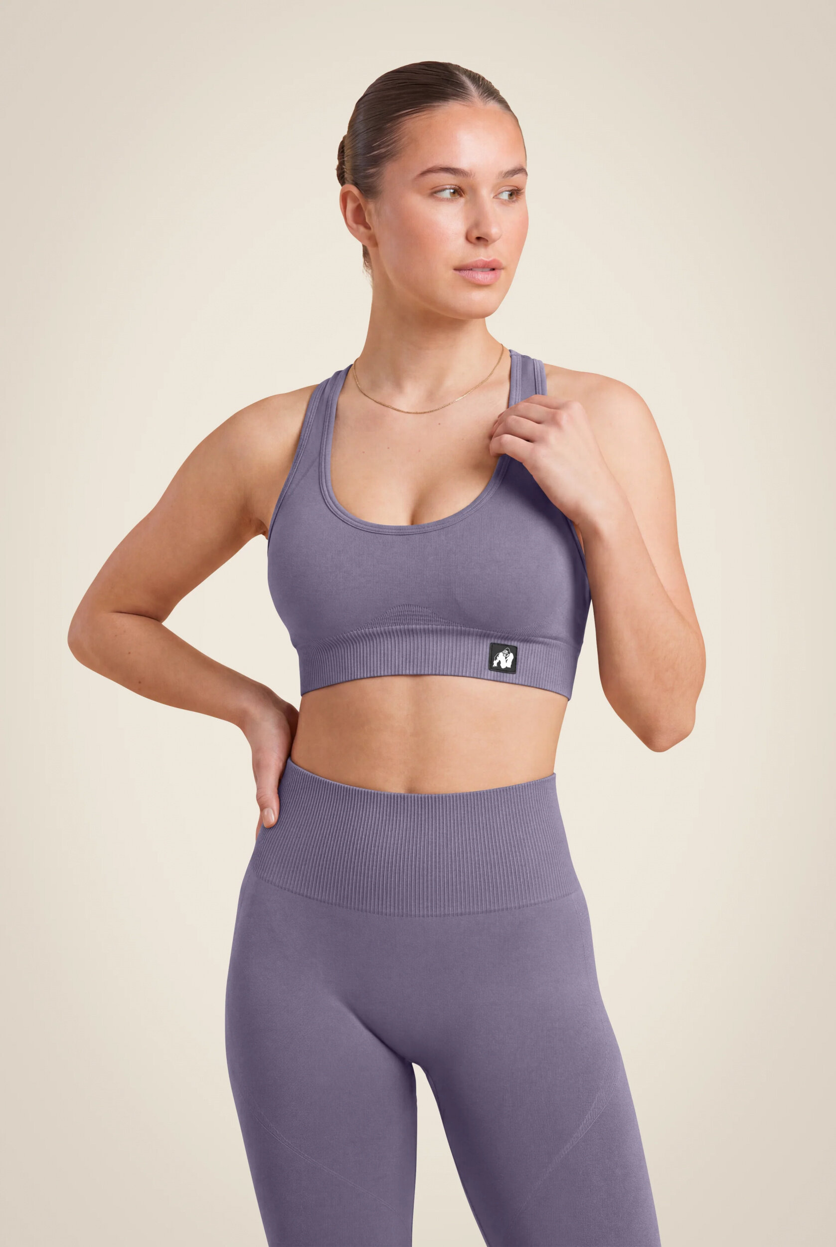 Yava Seamless Brassière Gorilla Wear femme - Gris, vue 1