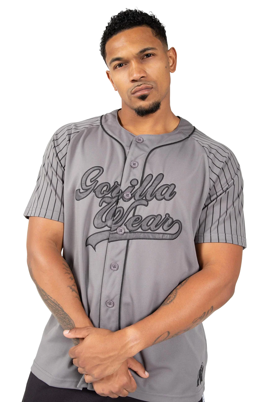 82 Baseball Jersey Gorilla Wear homme - Gris, vue 1