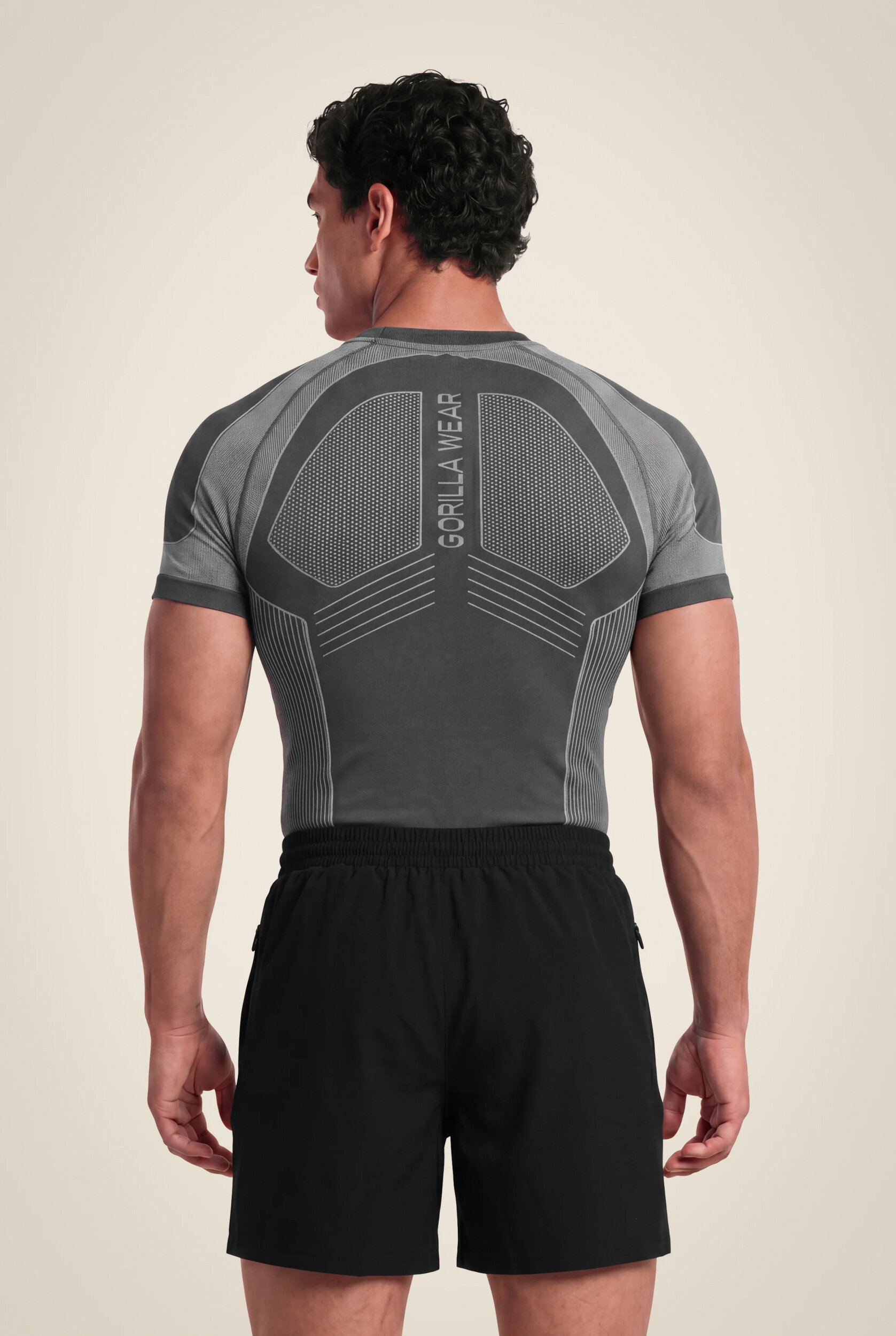 Arcata Seamless T-shirt Gorilla Wear homme - Gris foncé, vue 2
