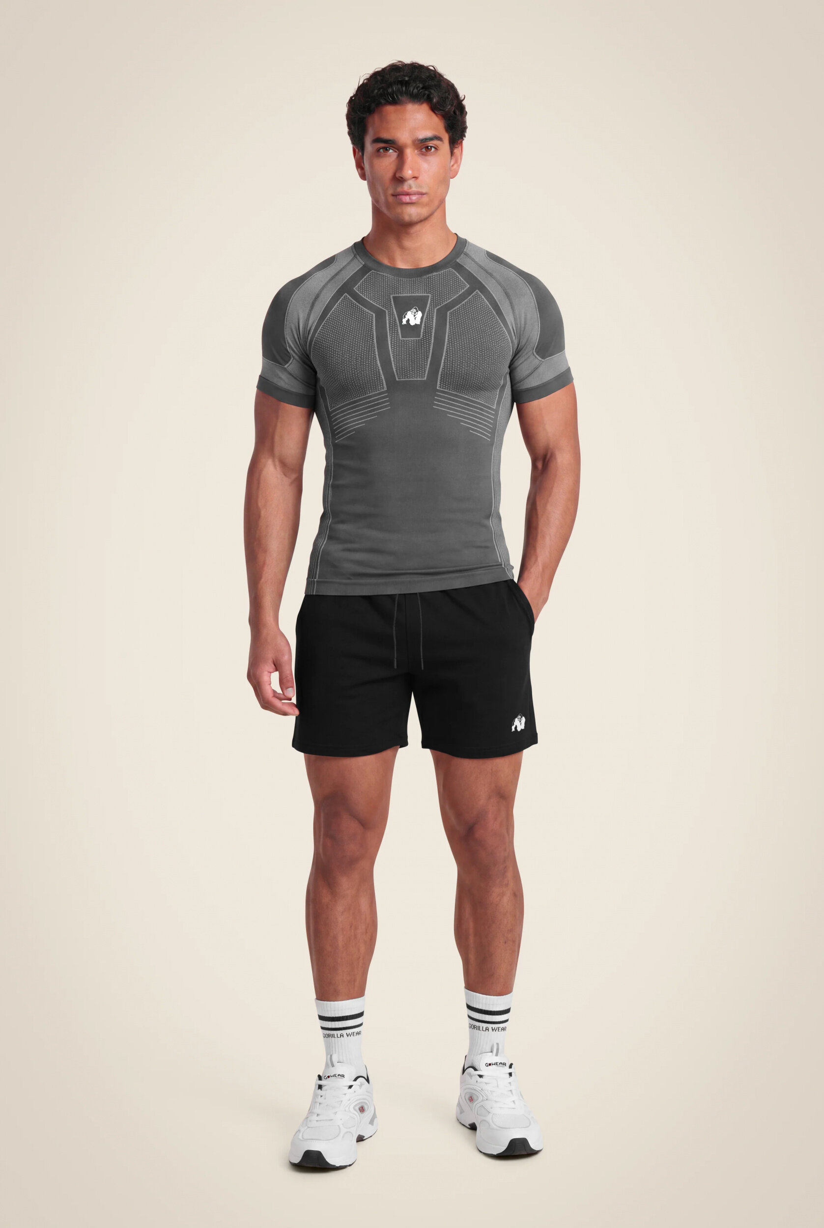Arcata Seamless T-shirt Gorilla Wear homme - Gris foncé, vue 3
