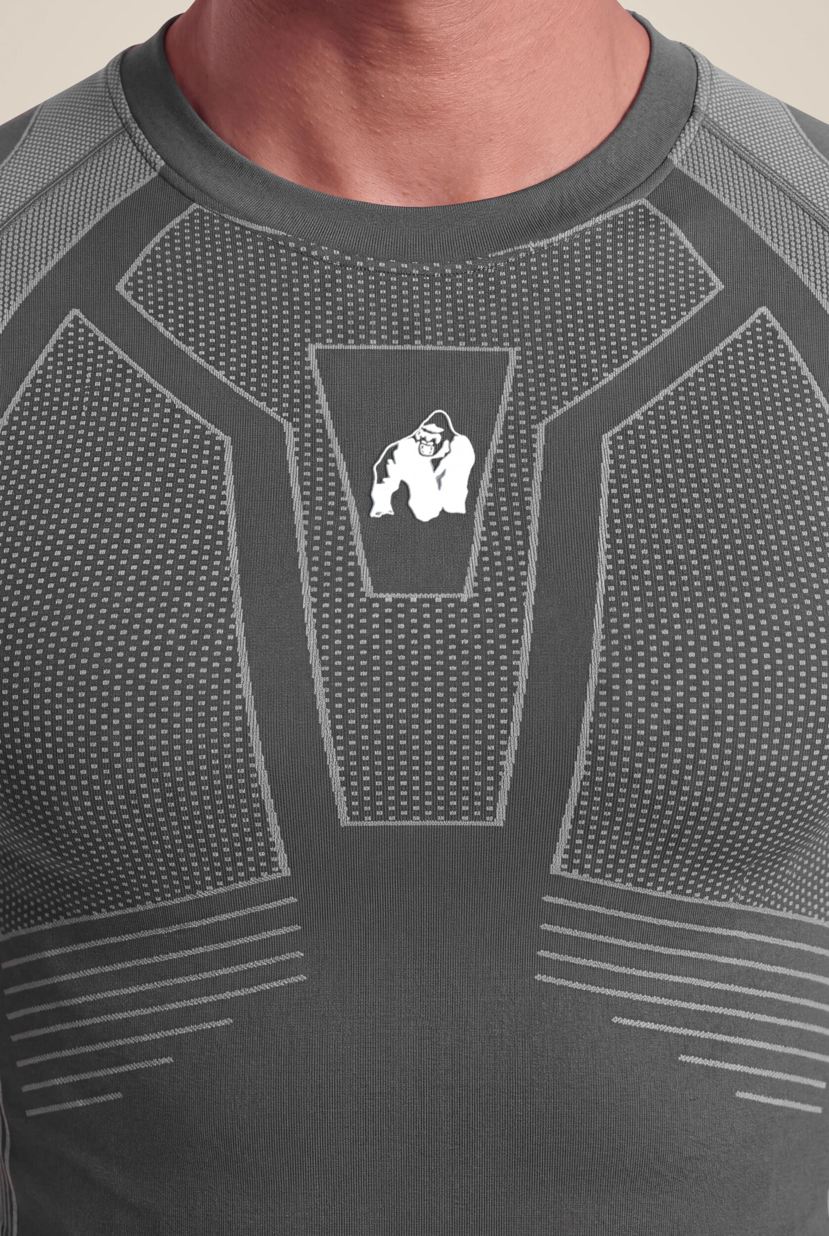 Arcata Seamless T-shirt Gorilla Wear homme - Gris foncé, vue 4