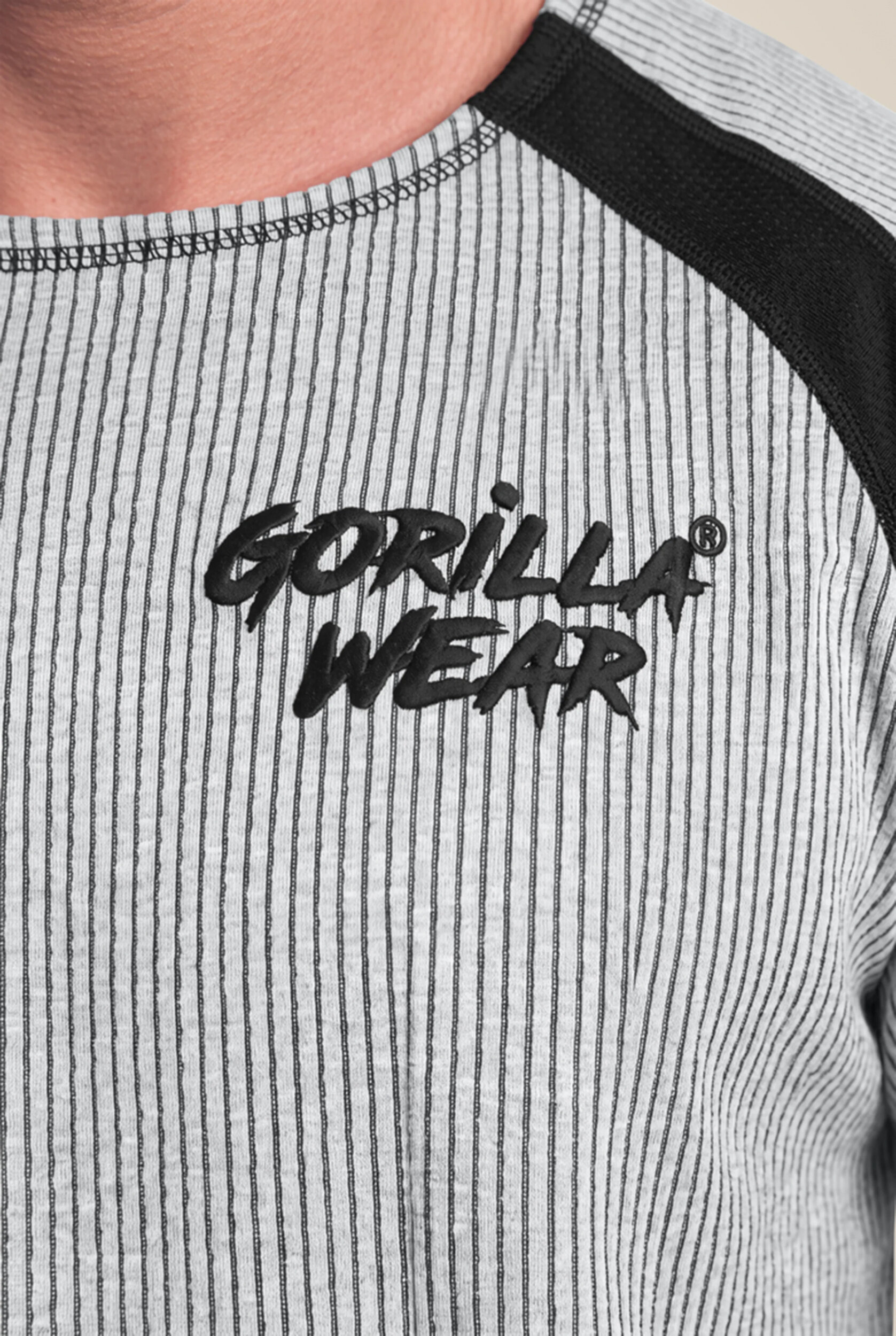 Augustine Old School Workout Top Gorilla Wear homme - Gris, vue 4