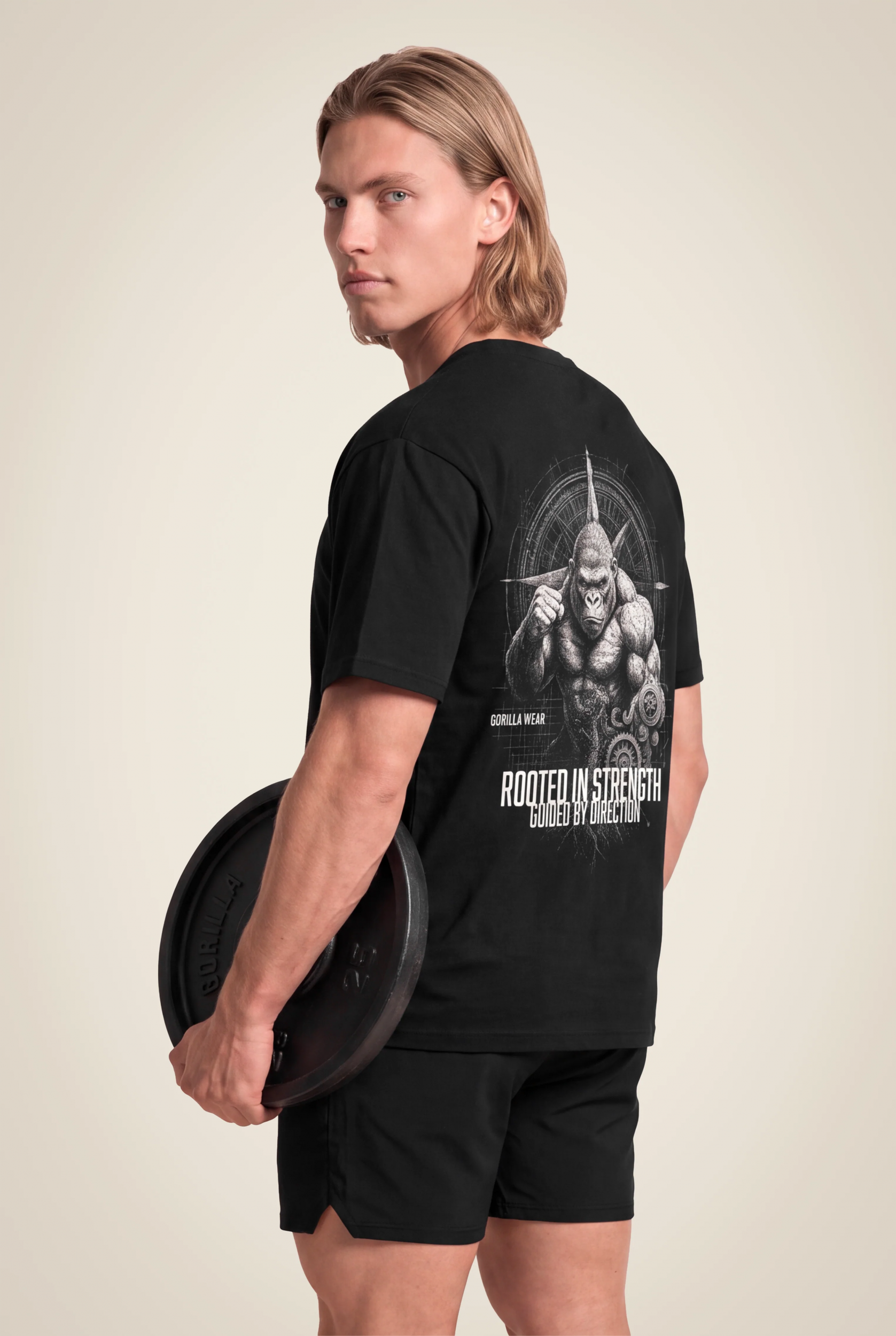 Yukon Oversized T-shirt Gorilla Wear homme - Noir, vue 1