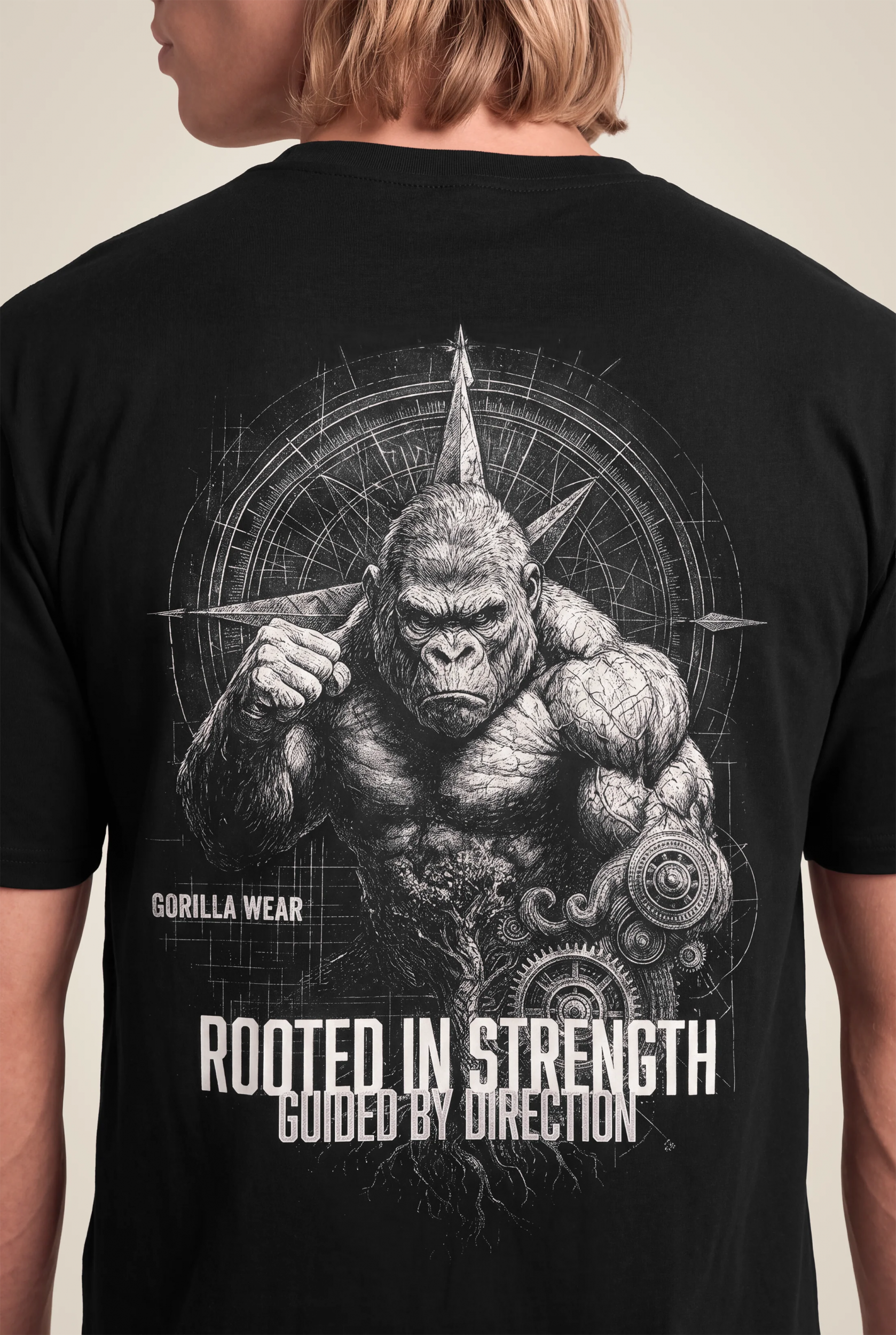 Yukon Oversized T-shirt Gorilla Wear homme - Noir, vue 4