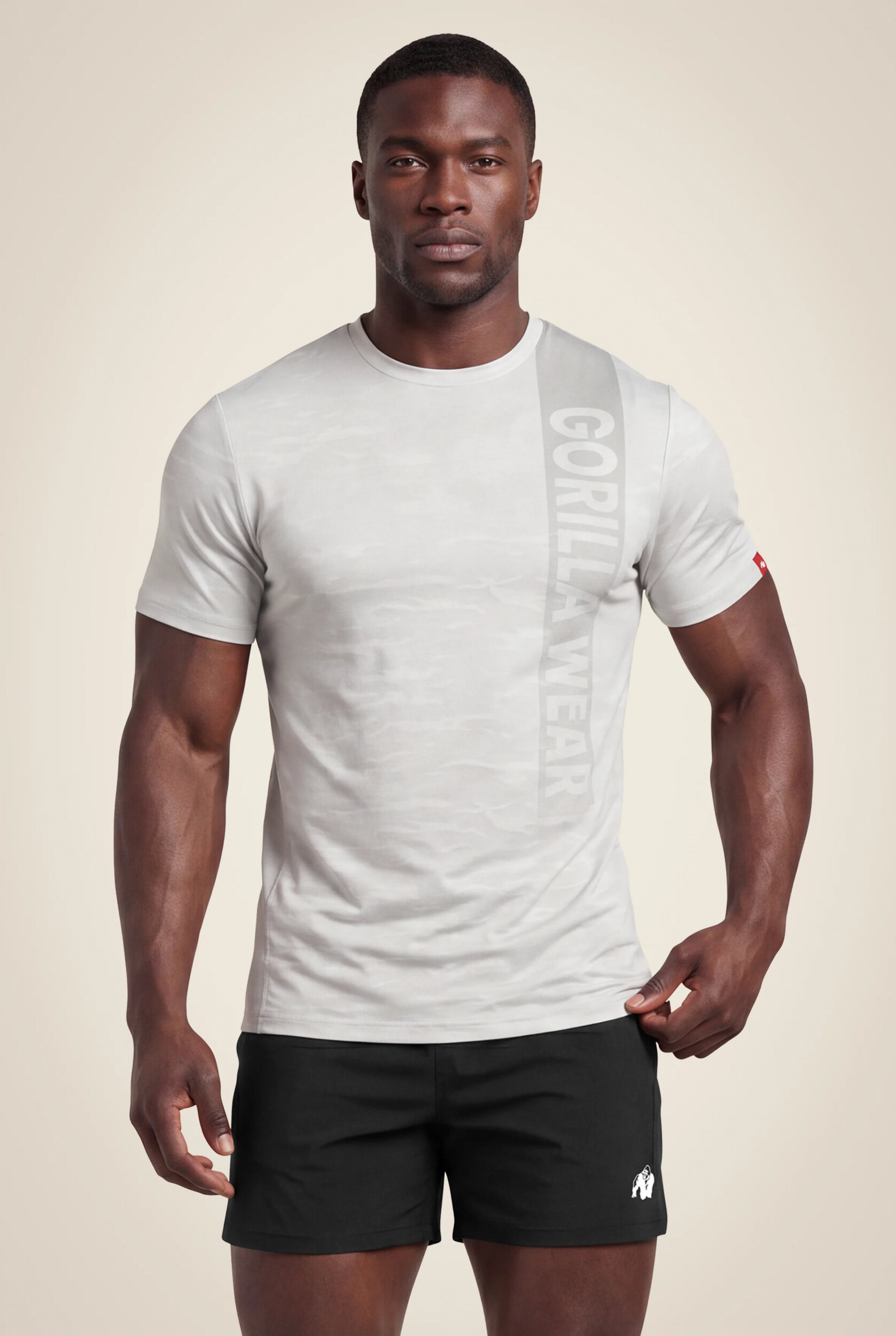 Westley T-shirt Gorilla Wear homme - Gris clair, vue 1