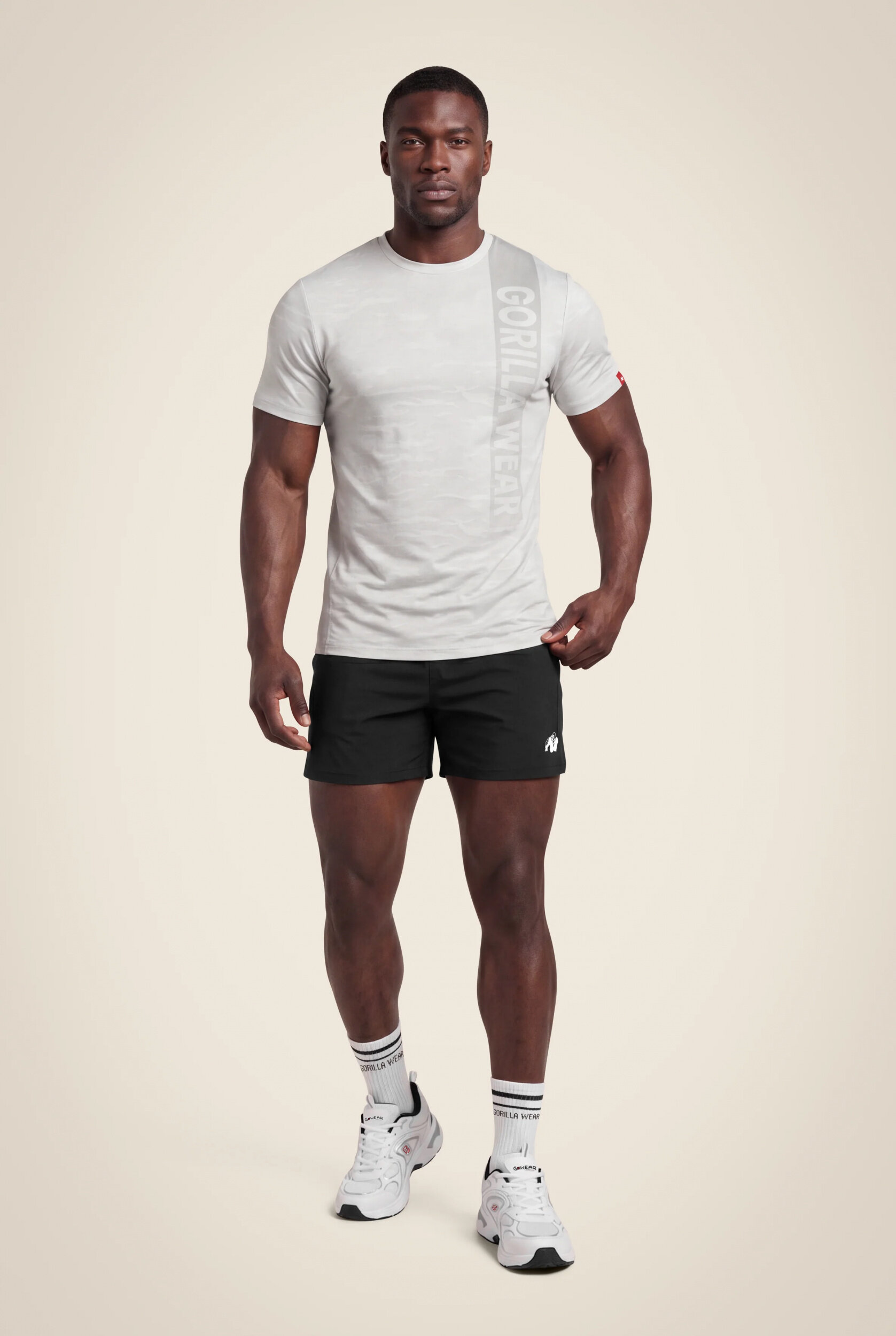 Westley T-shirt Gorilla Wear homme - Gris clair, vue 3