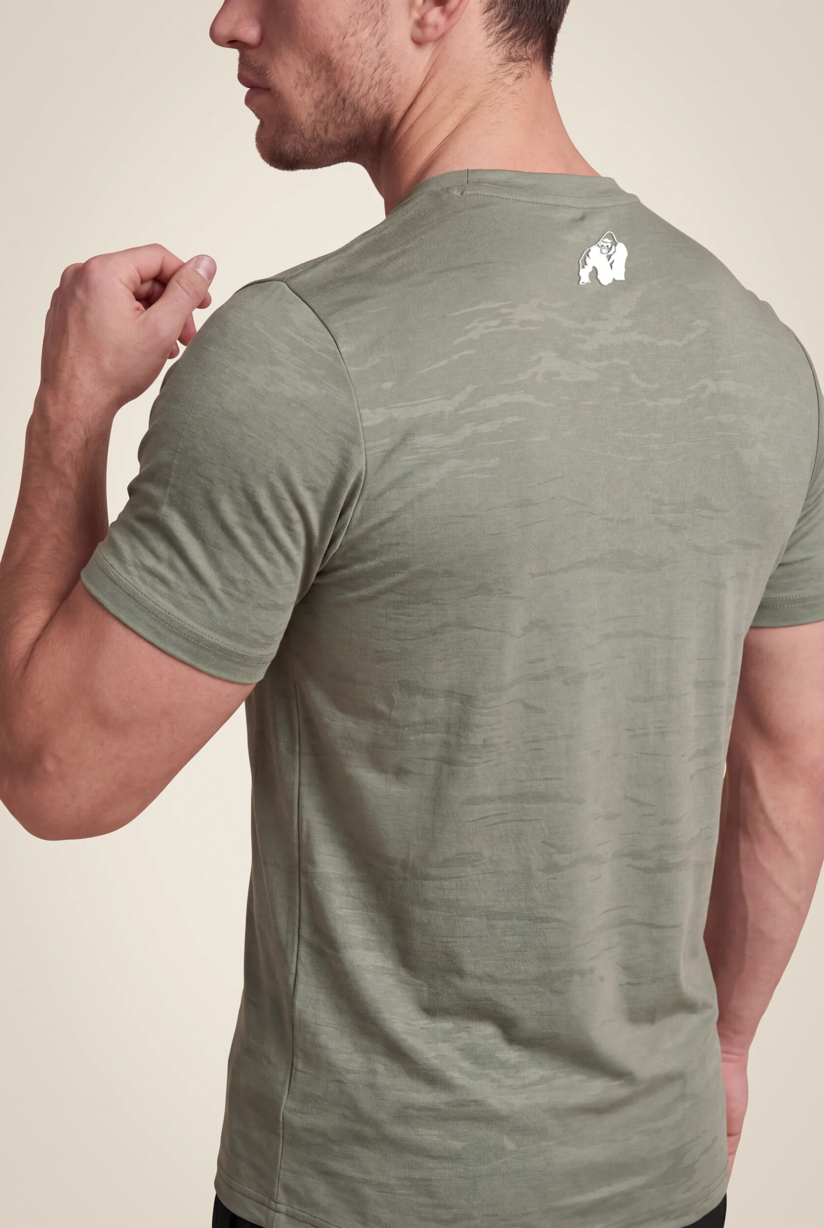Westley T-shirt Gorilla Wear homme - Vert kaki, vue 5