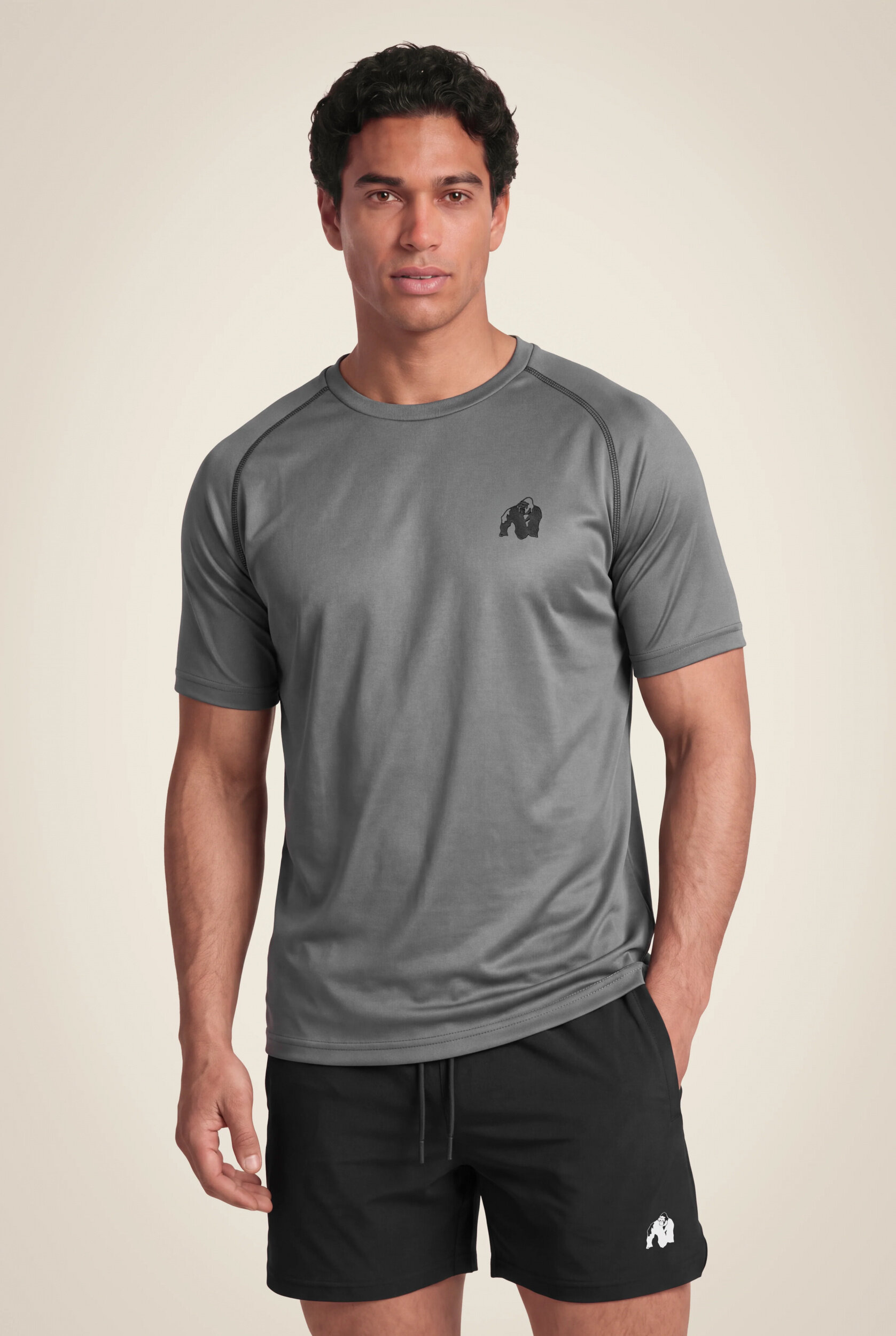 Performance T-shirt Gorilla Wear homme - Gris, vue 1