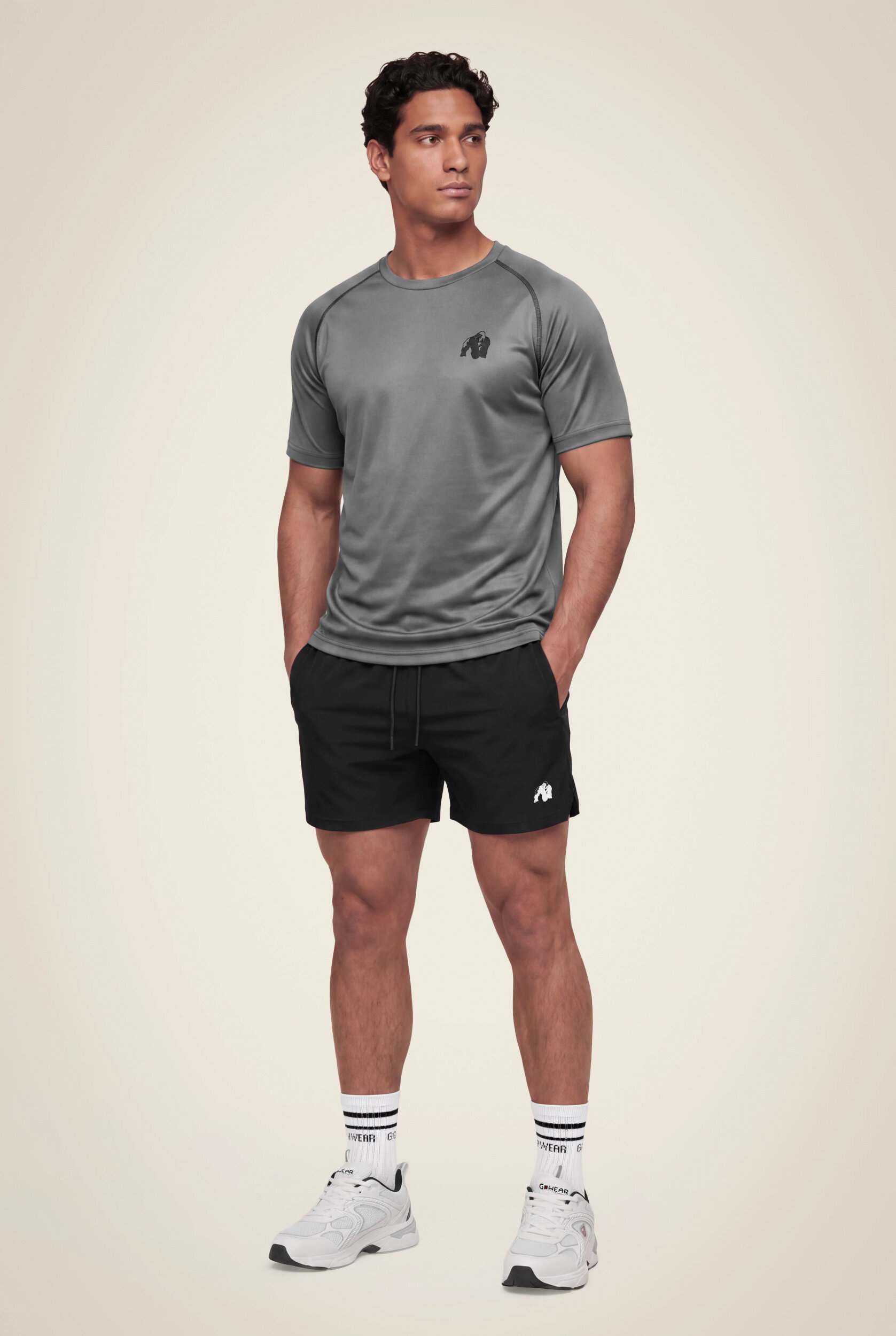 Performance T-shirt Gorilla Wear homme - Gris, vue 3