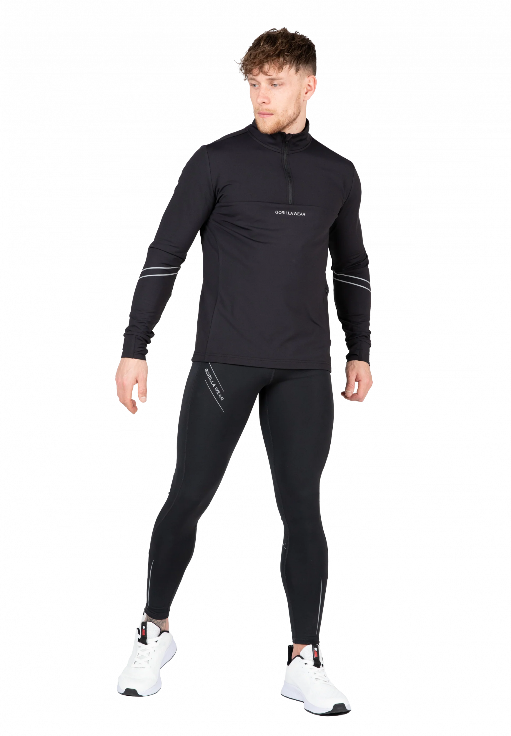 Noxen manches longues Gorilla Wear homme - Noir, vue 3