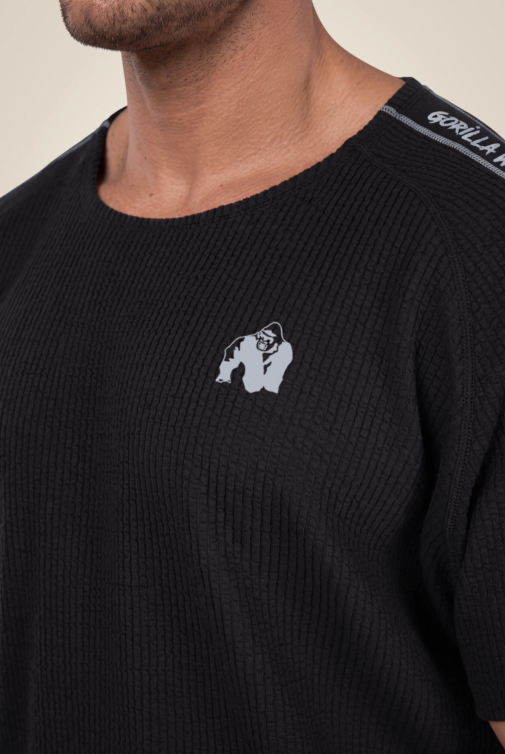 Buffalo Old School Workout Top Gorilla Wear homme - Noir/Gris, vue 4