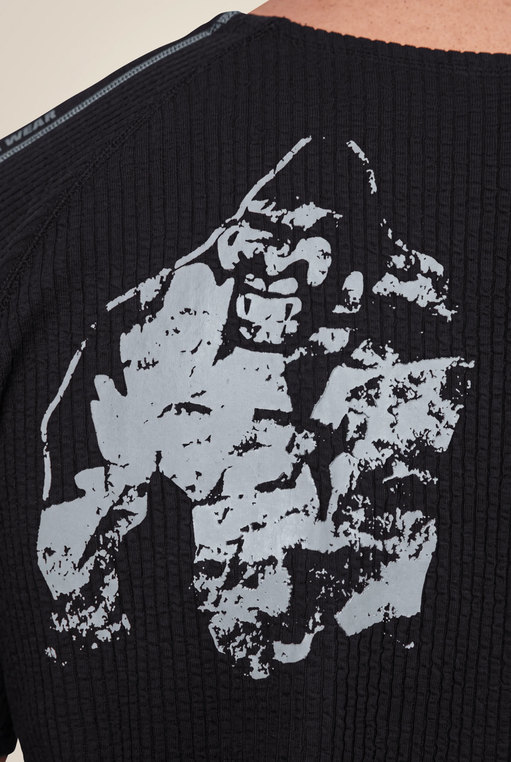 Buffalo Old School Workout Top Gorilla Wear homme - Noir/Gris, vue 5
