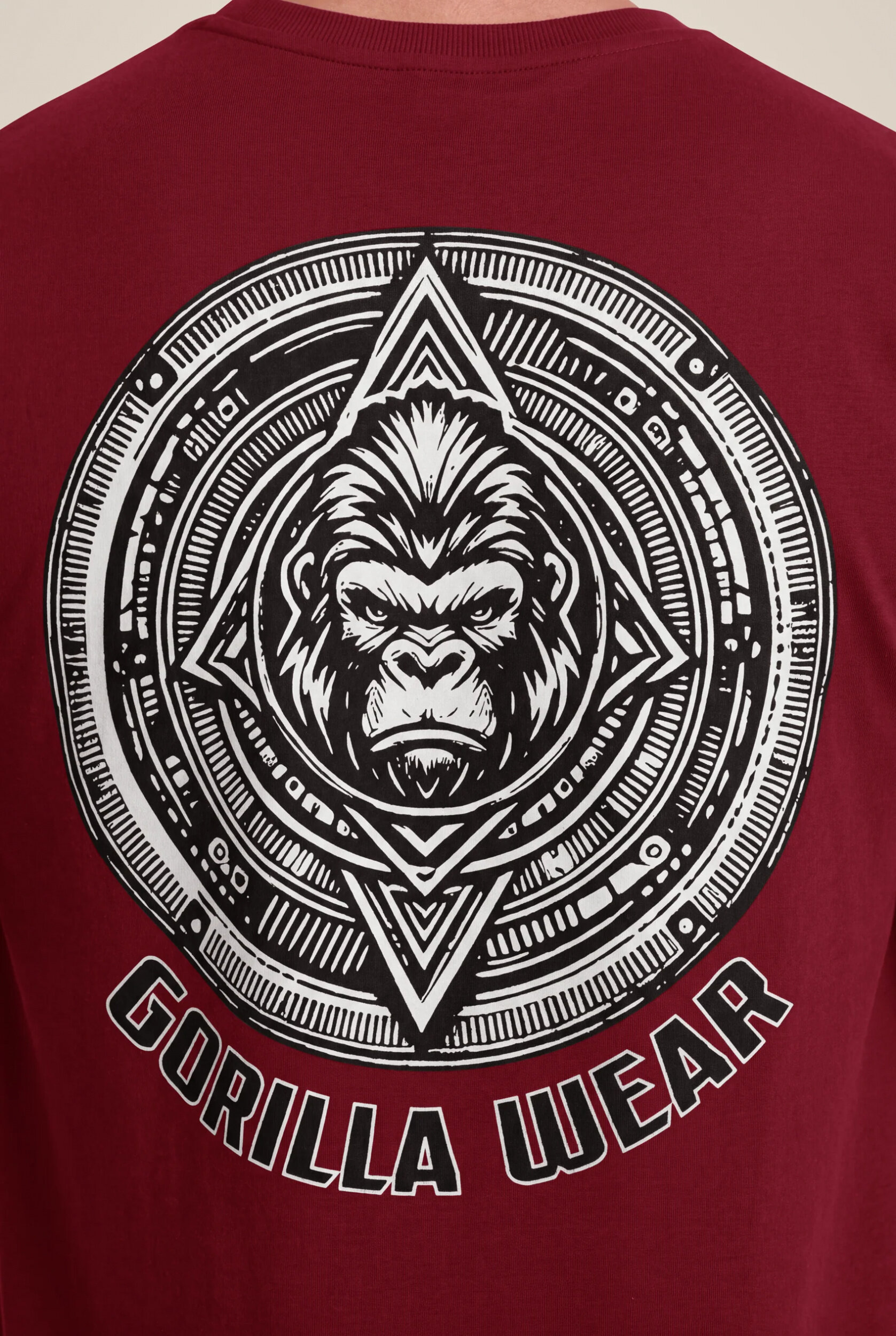 Bouse Cut Off Débardeur Gorilla Wear - Bordeaux, vue 4