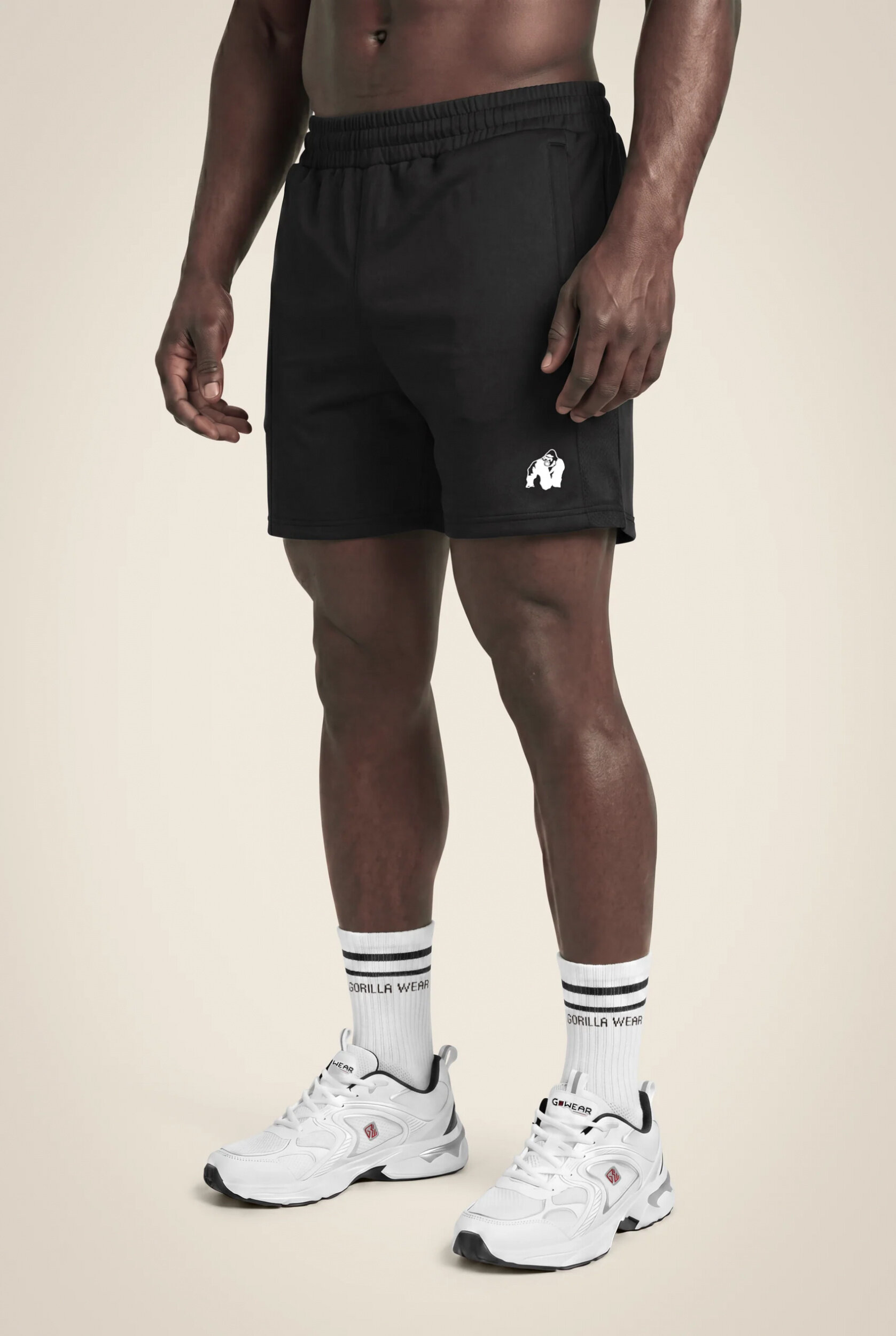 Leon Sweat Short Gorilla Wear - Noir, vue 1
