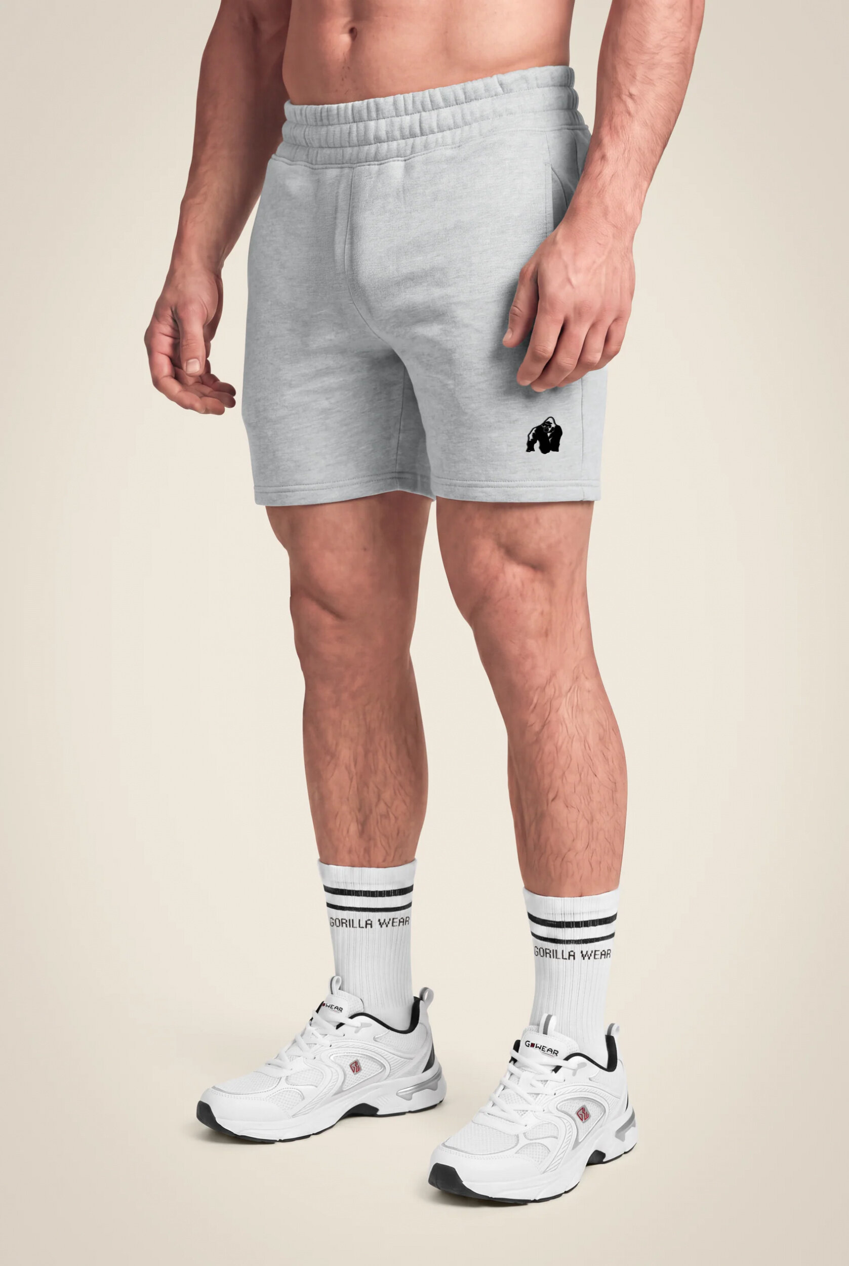 Leon Sweat Short Gorilla Wear - Gris, vue 1
