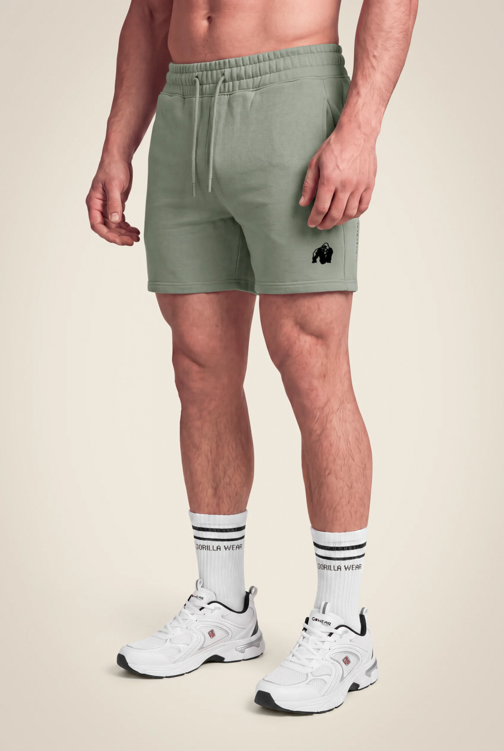 Leon Sweat Short Gorilla Wear - Vert, vue 1