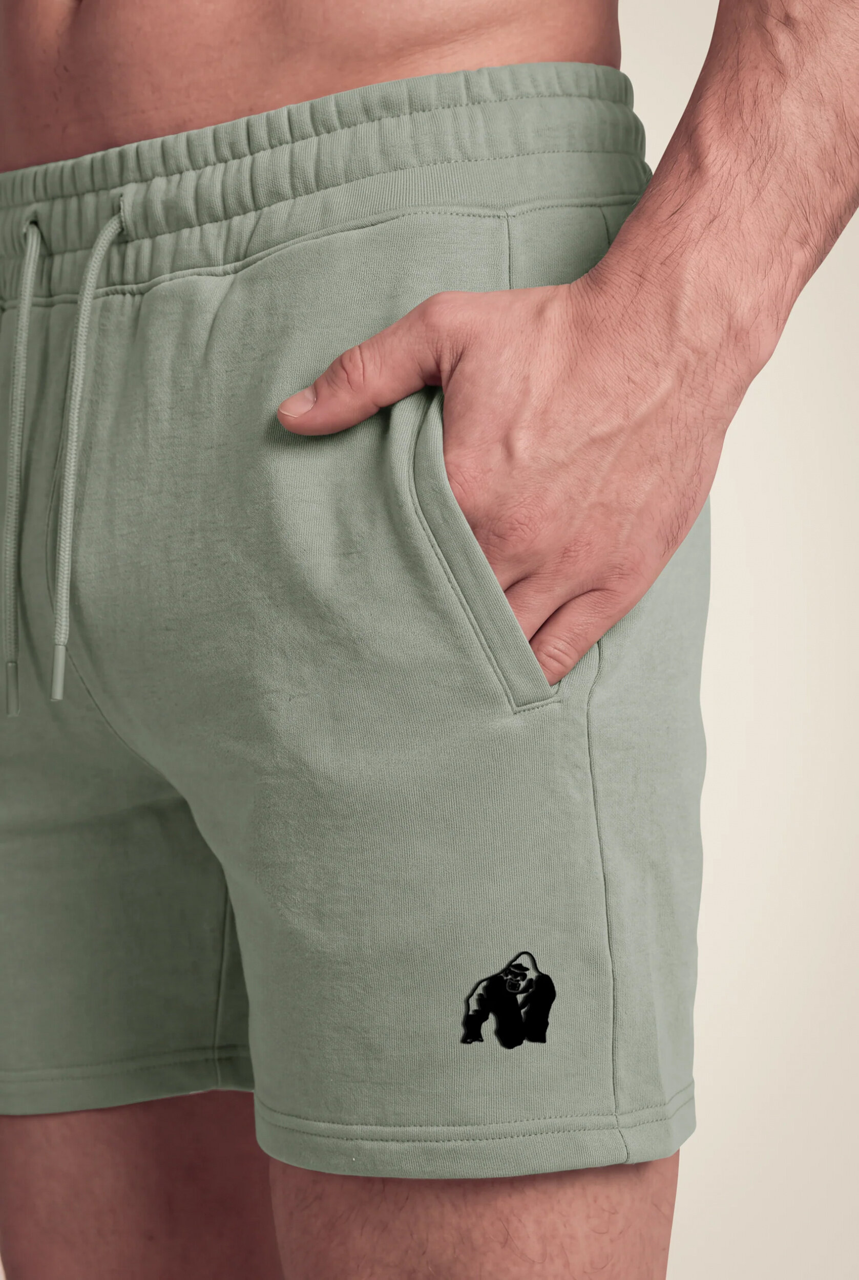 Leon Sweat Short Gorilla Wear - Vert, vue 4