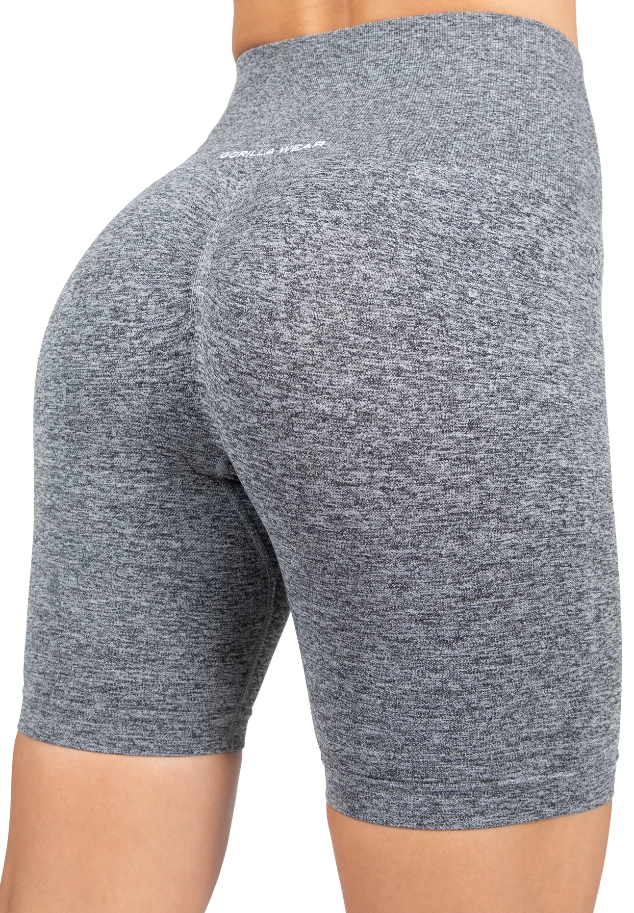 Quincy Seamless Cycling Short Gorilla Wear - Gris chiné, vue 5