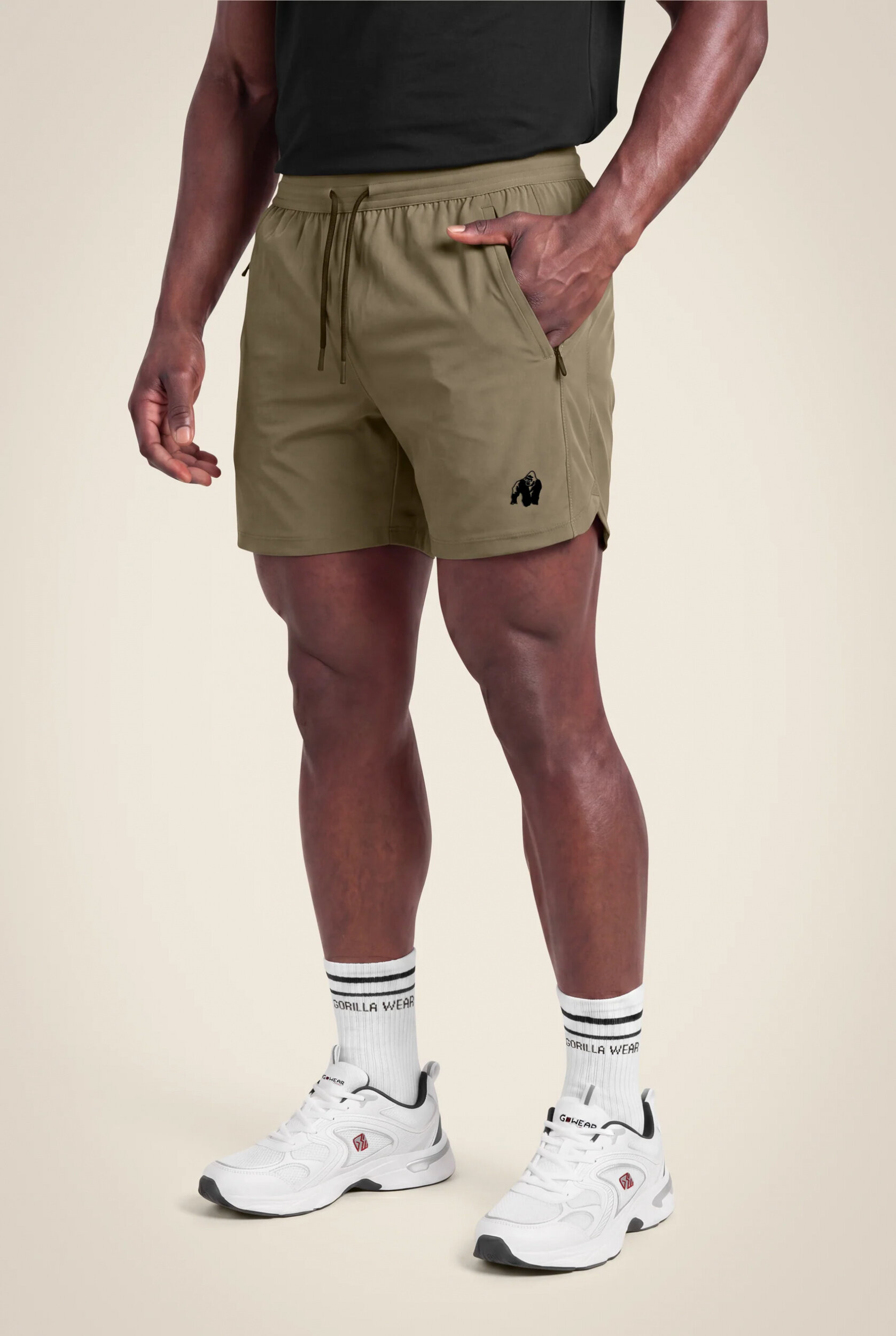 Colton Short Gorilla Wear - Vert kaki, vue 1