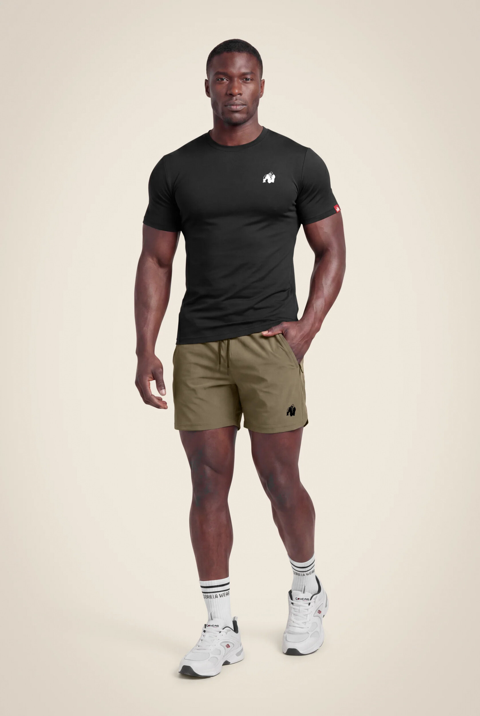 Colton Short Gorilla Wear - Vert kaki, vue 3