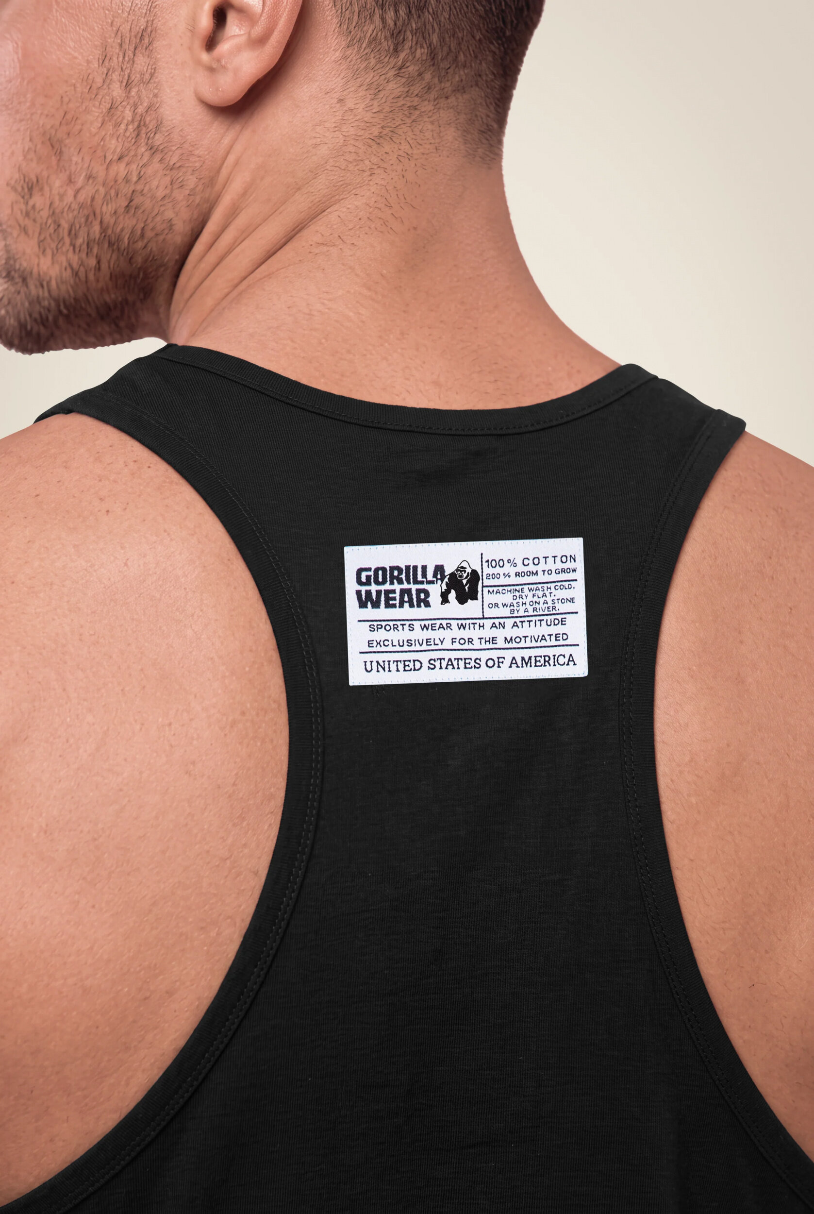 Classic Débardeur Gorilla Wear - Noir, vue 5