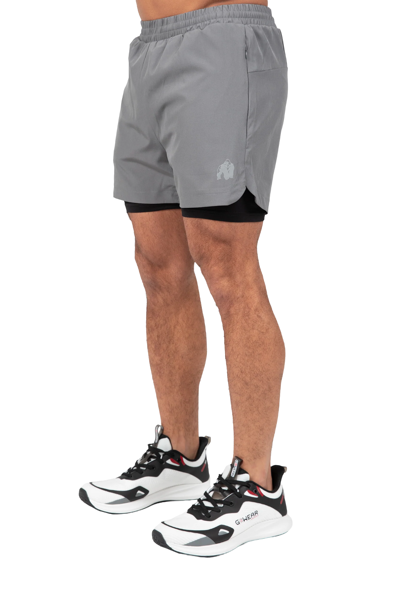 Cortez 2-in-1 Short Gorilla Wear - Anthracite, vue 1