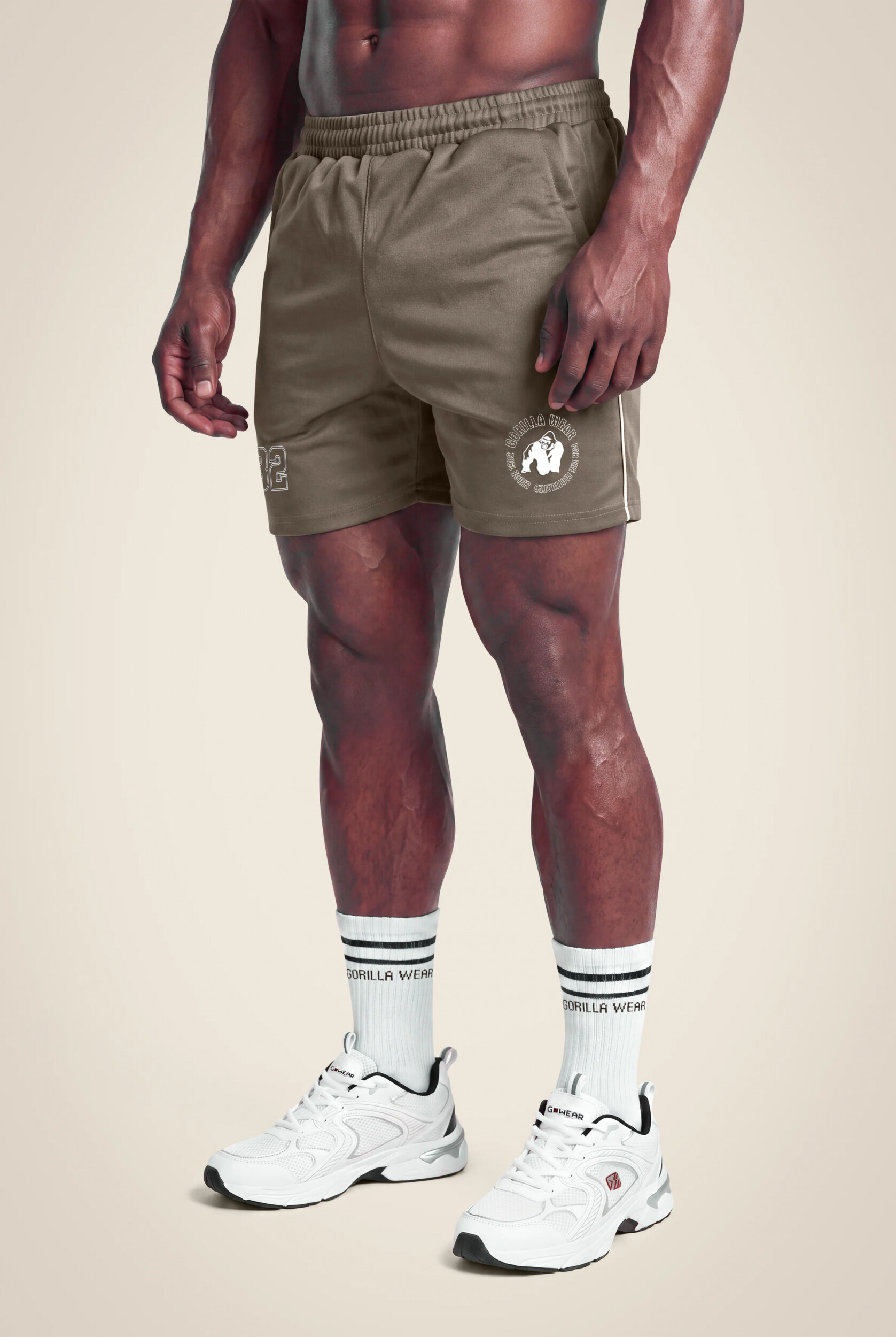 Broxton Short Gorilla Wear - Vert kaki, vue 1