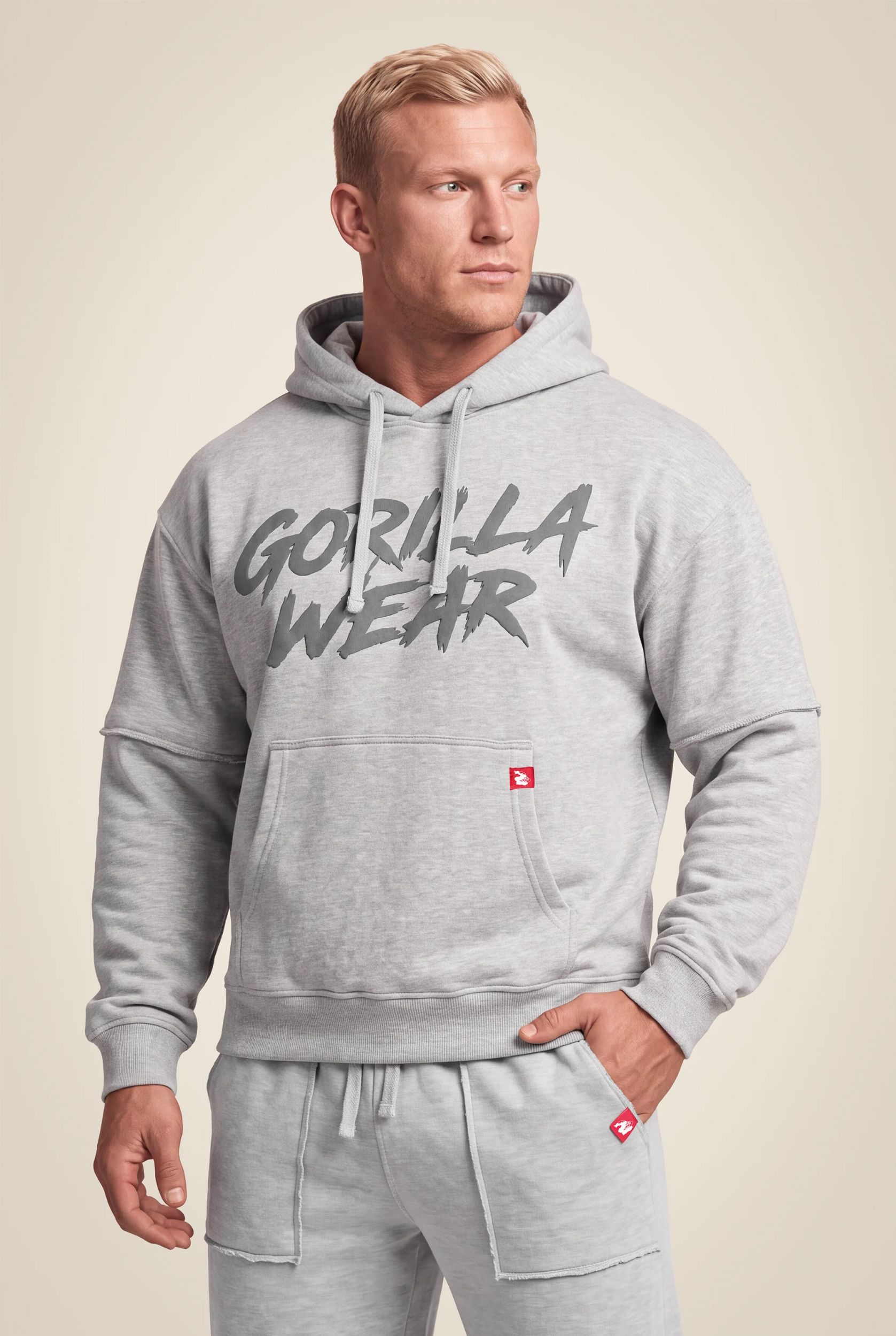 Asheville Raw Sweat à capuche Gorilla Wear - Gris, vue 1