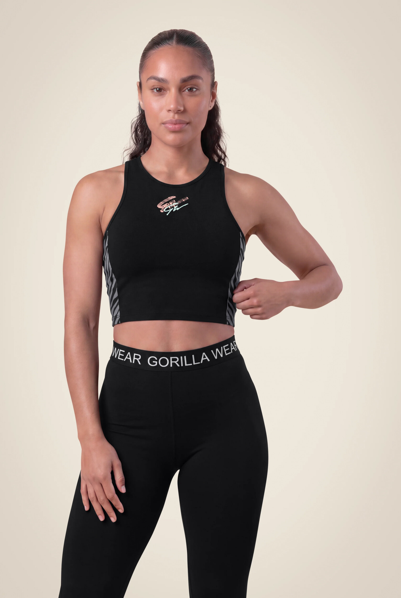 Zion Top court Gorilla Wear - Noir, vue 1