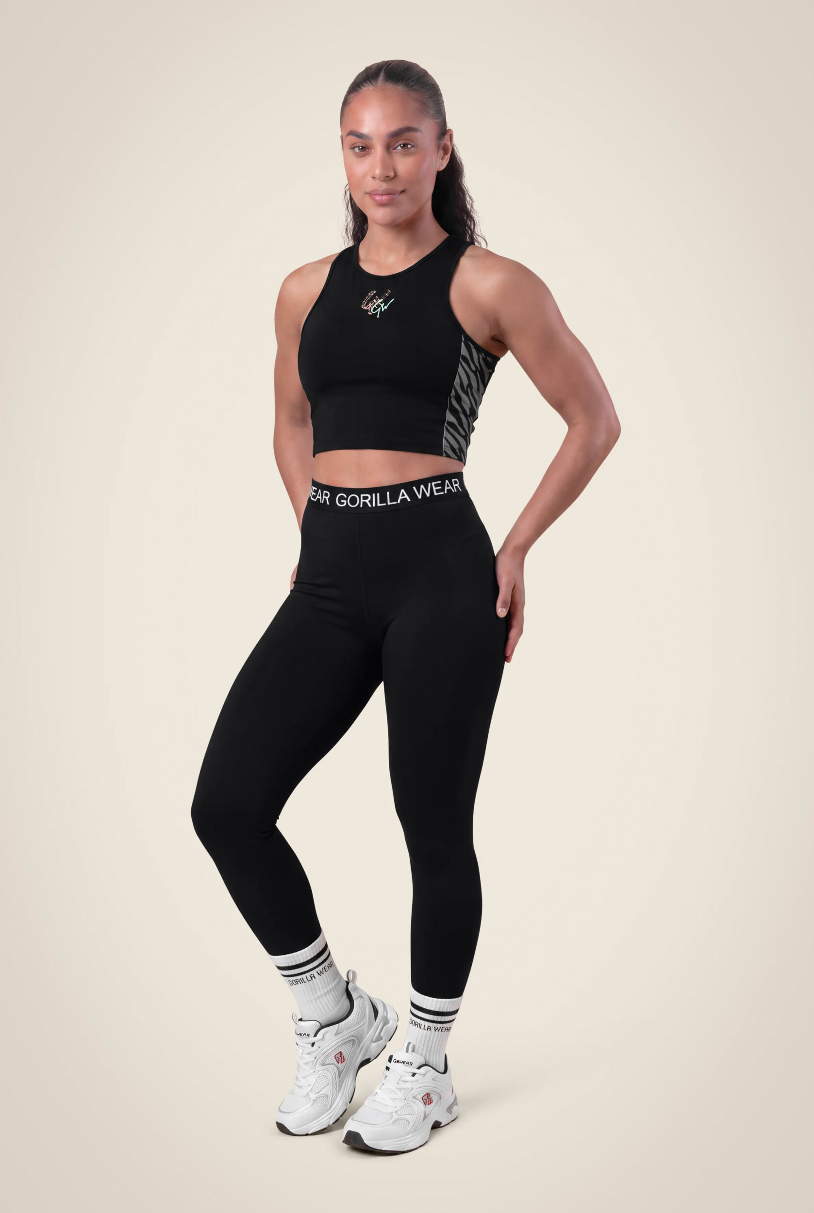Zion Top court Gorilla Wear - Noir, vue 3