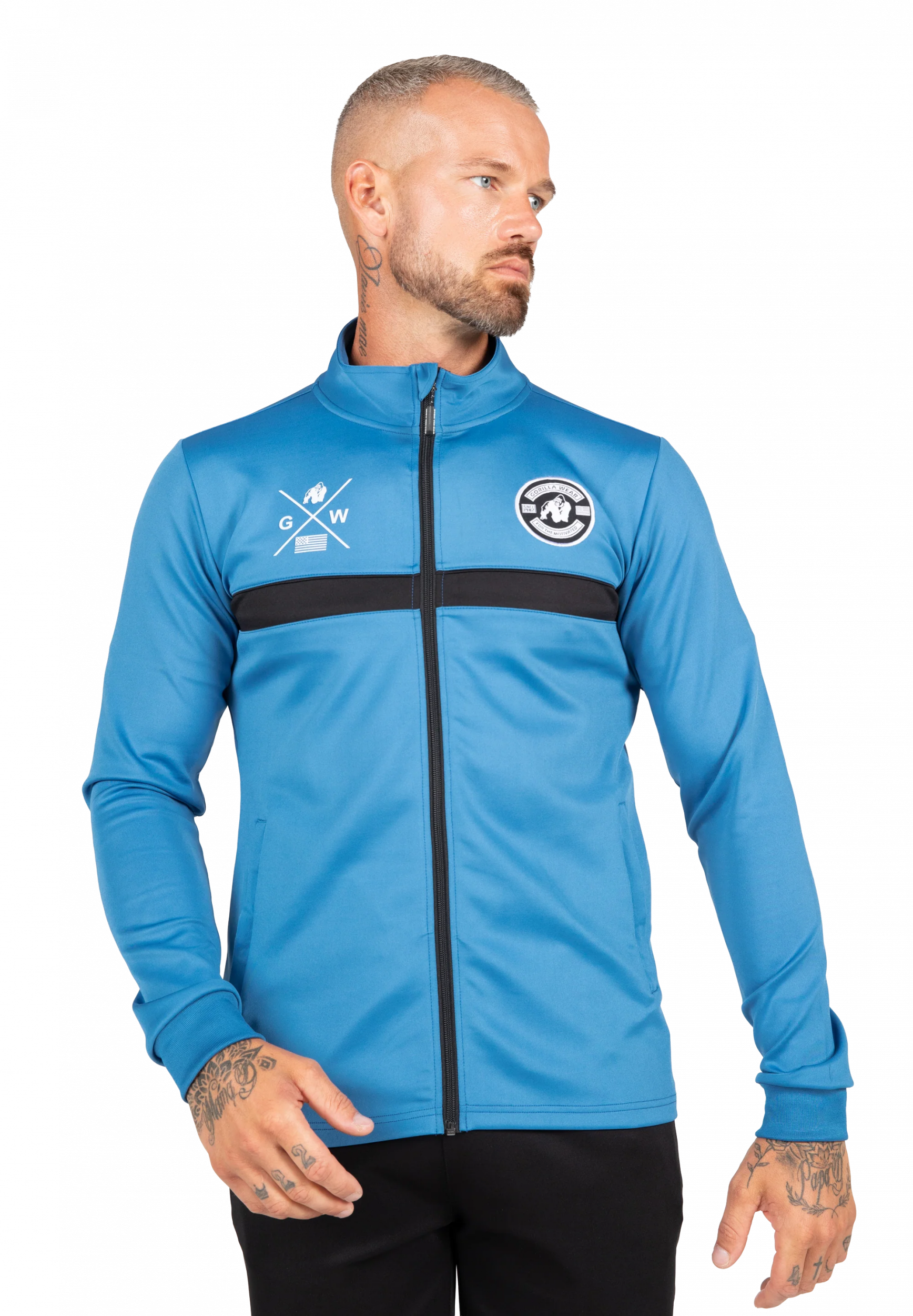 Vernon Track Veste Gorilla Wear - Bleu, vue 1