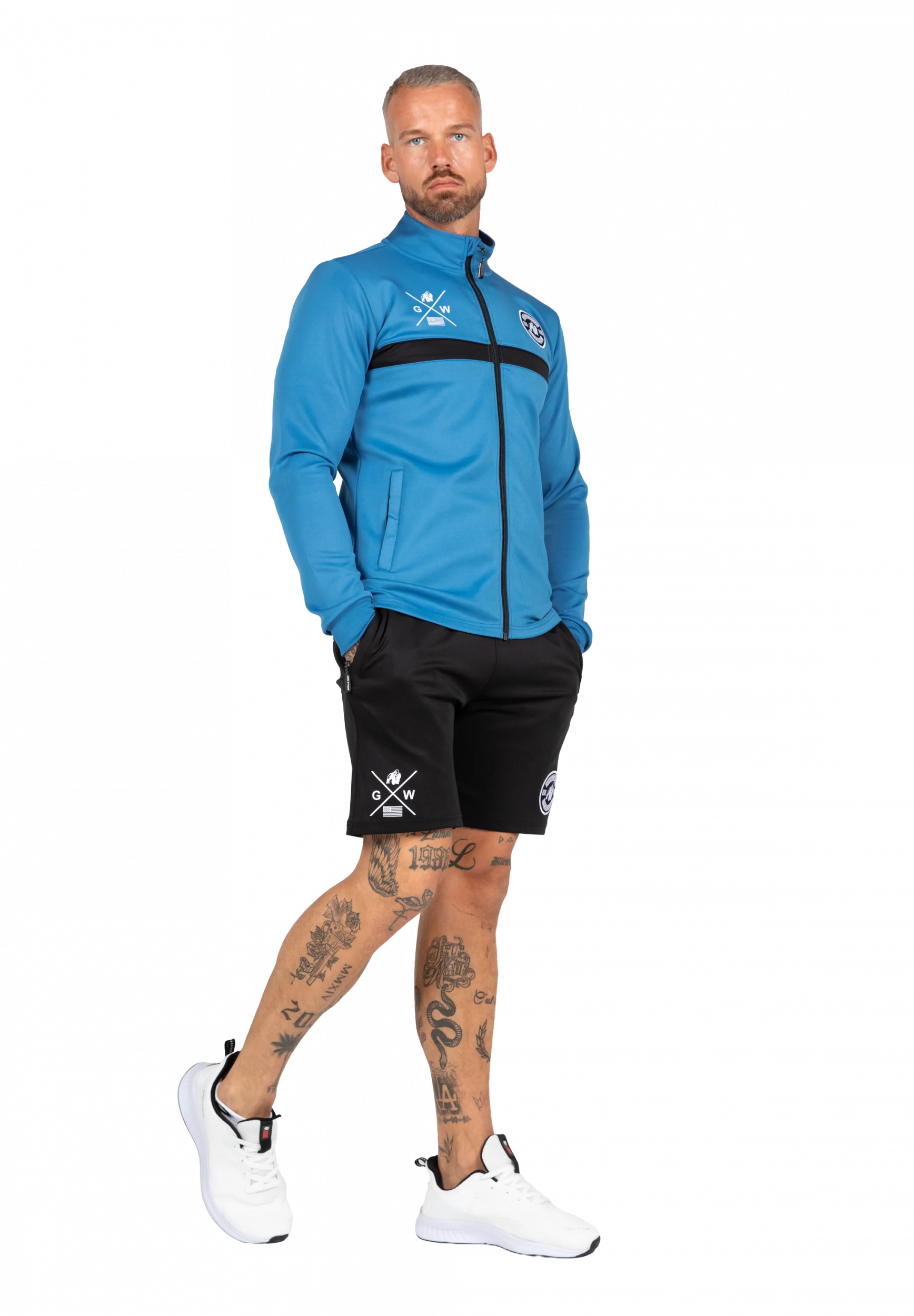 Vernon Track Veste Gorilla Wear - Bleu, vue 3
