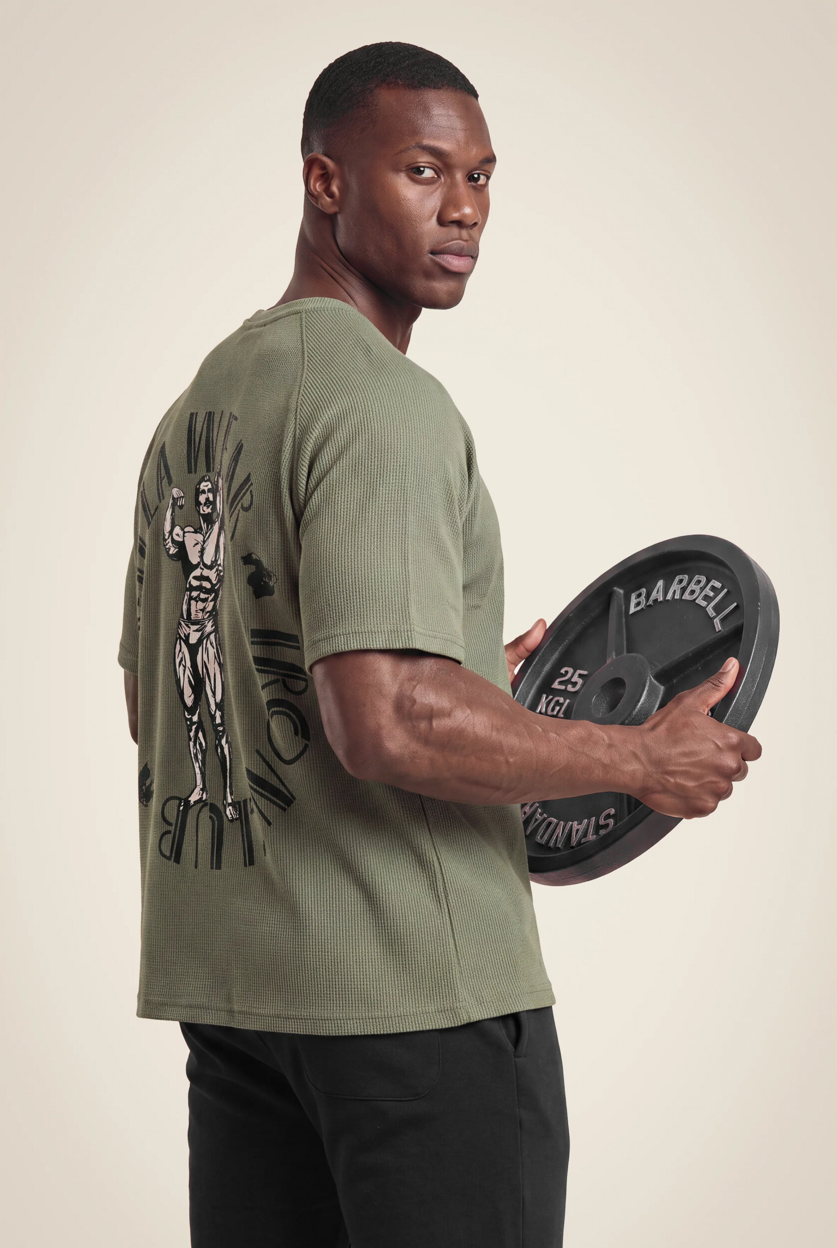 Russell Oversized T-shirt Gorilla Wear - Vert, photo 1