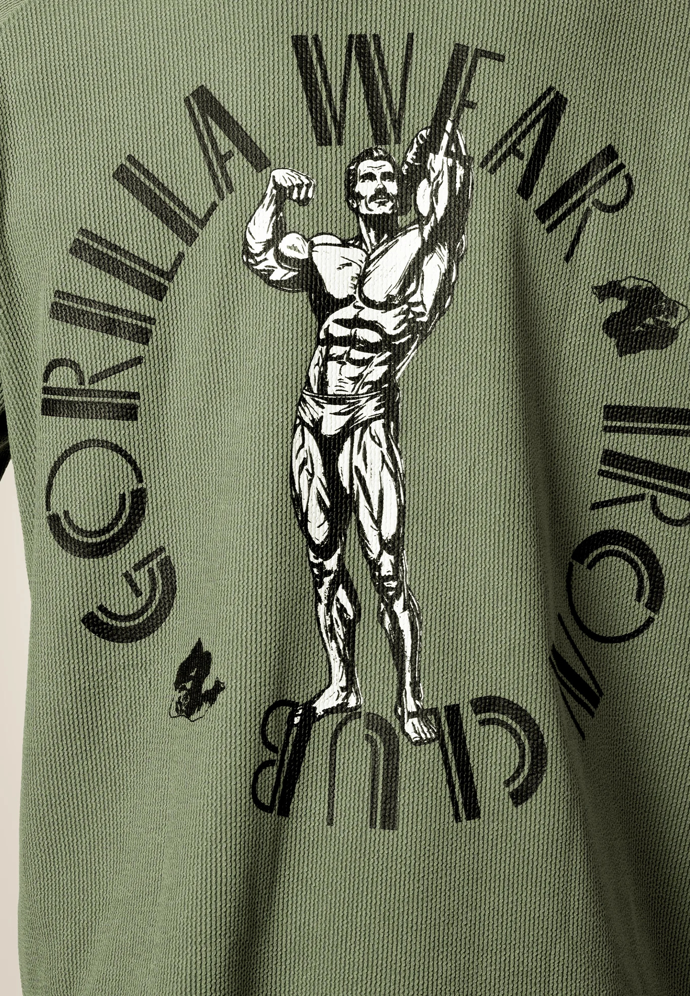 Russell Oversized T-shirt Gorilla Wear - Vert, photo 3