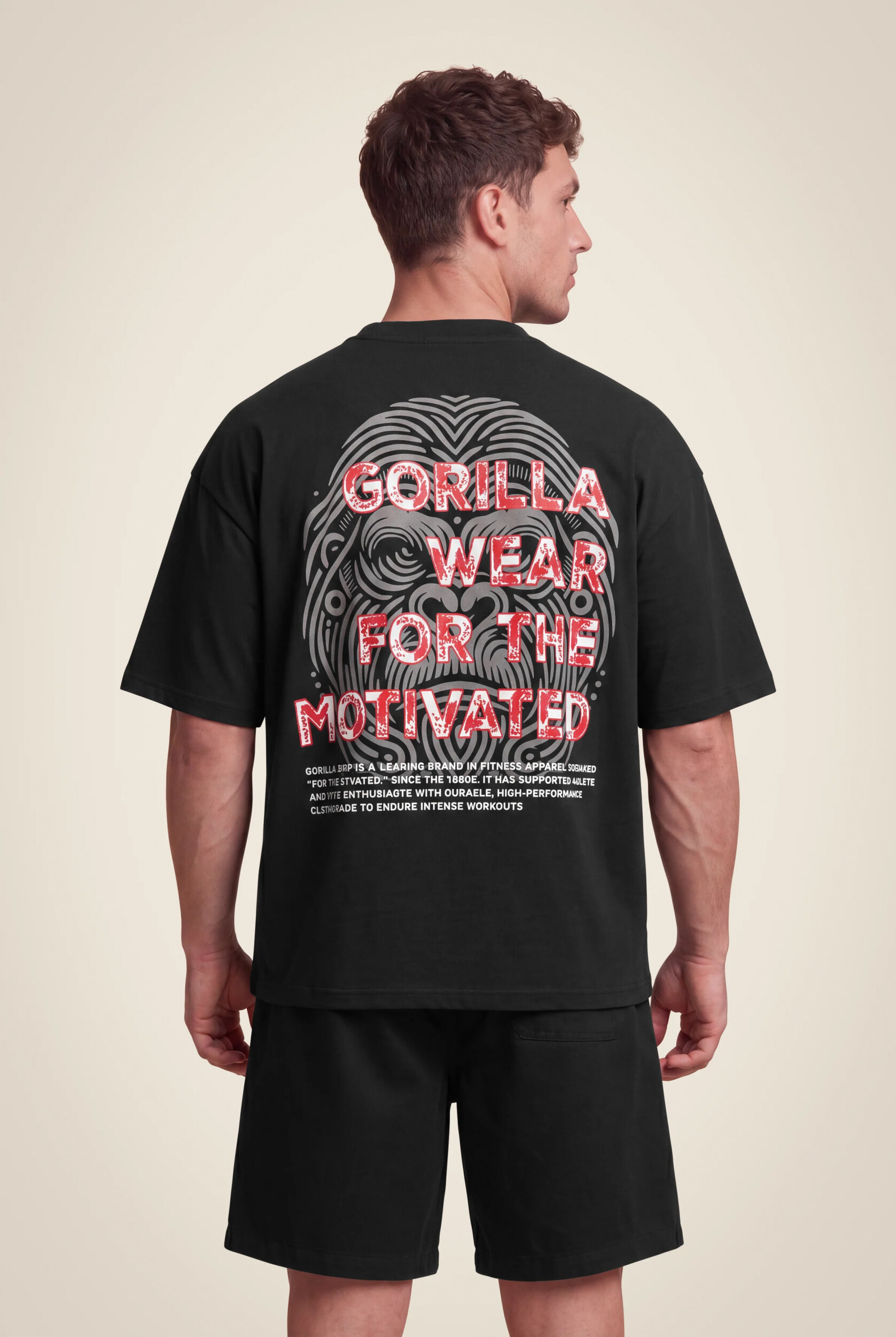 Macon Oversized T-shirt Gorilla Wear - Noir, photo 1