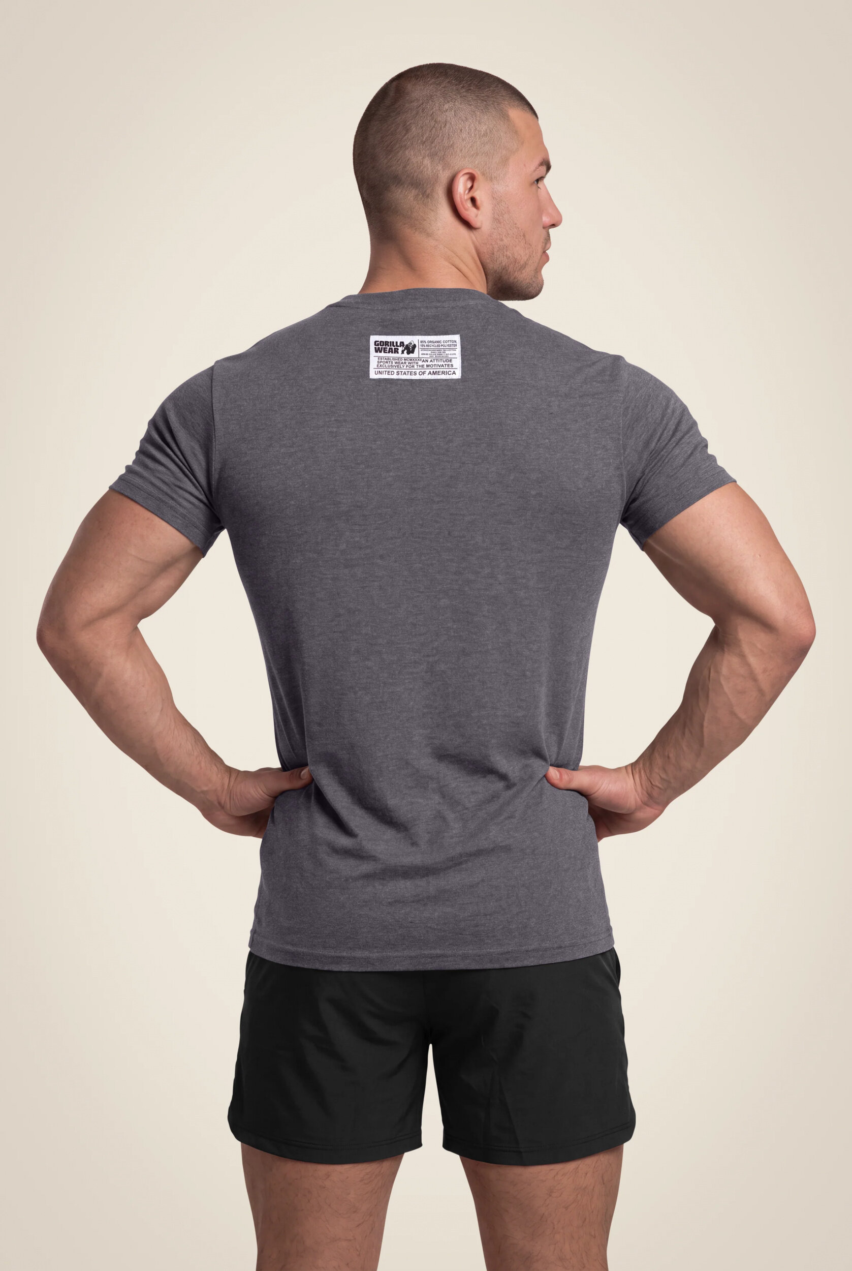 Classic T-shirt Gorilla Wear - Gris foncé - vue 2
