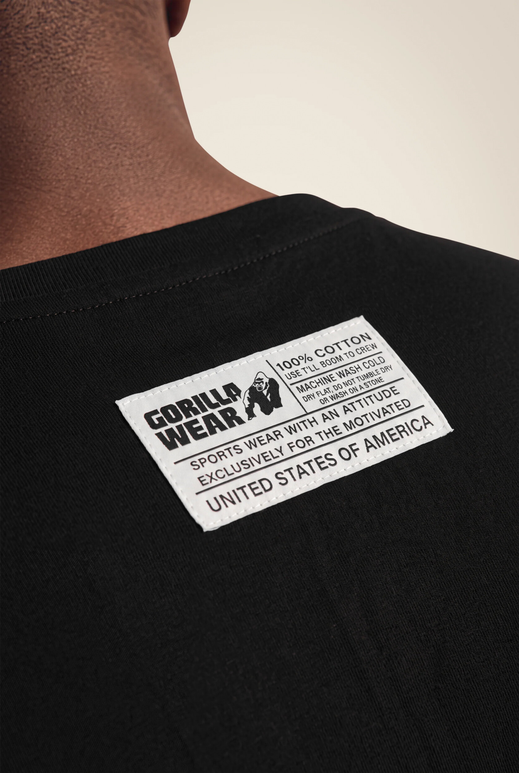 Classic T-shirt Gorilla Wear - Noir/Or - vue 4