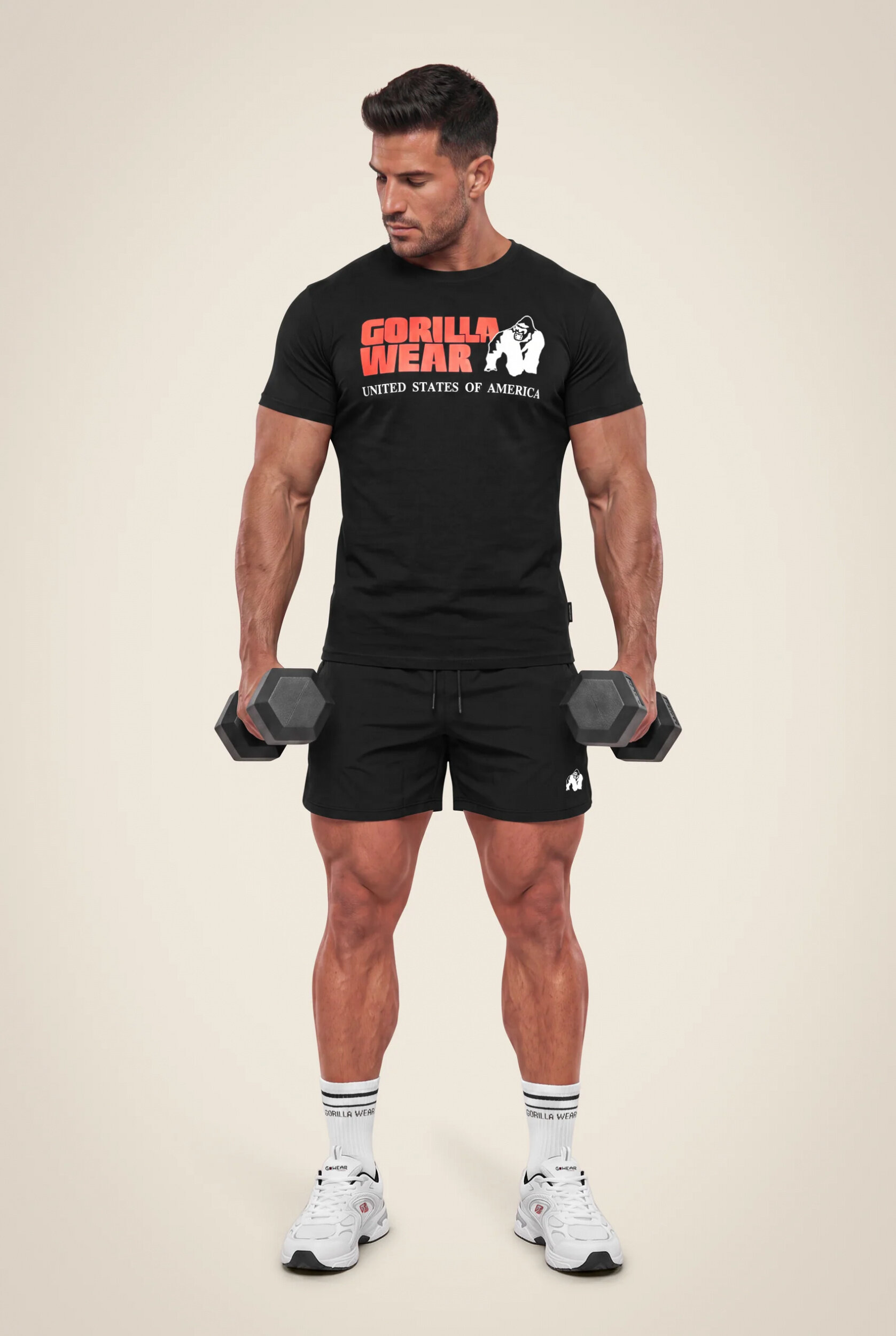 Classic T-shirt Gorilla Wear - Noir - vue 3