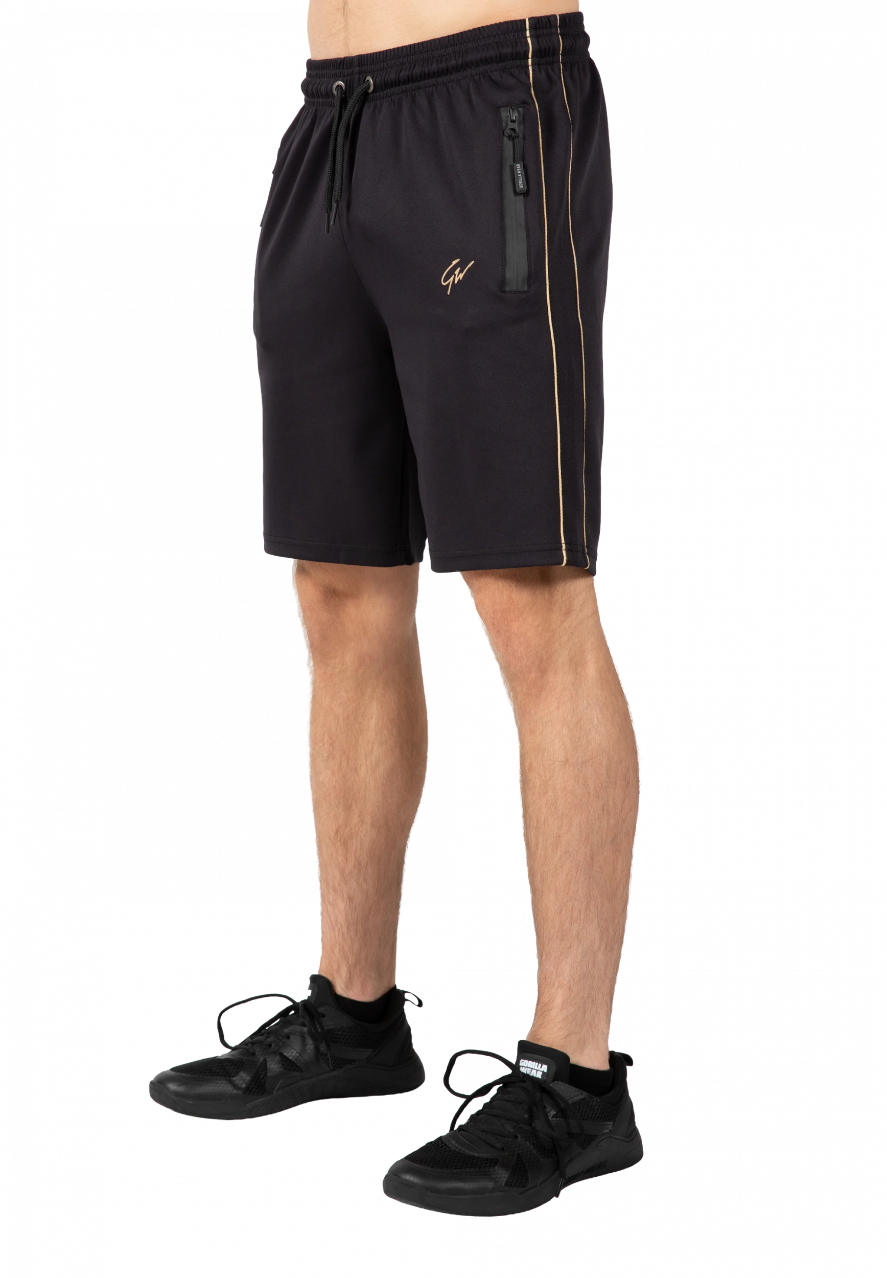 Wenden Track Short Gorilla Wear - Noir/Or - vue 1