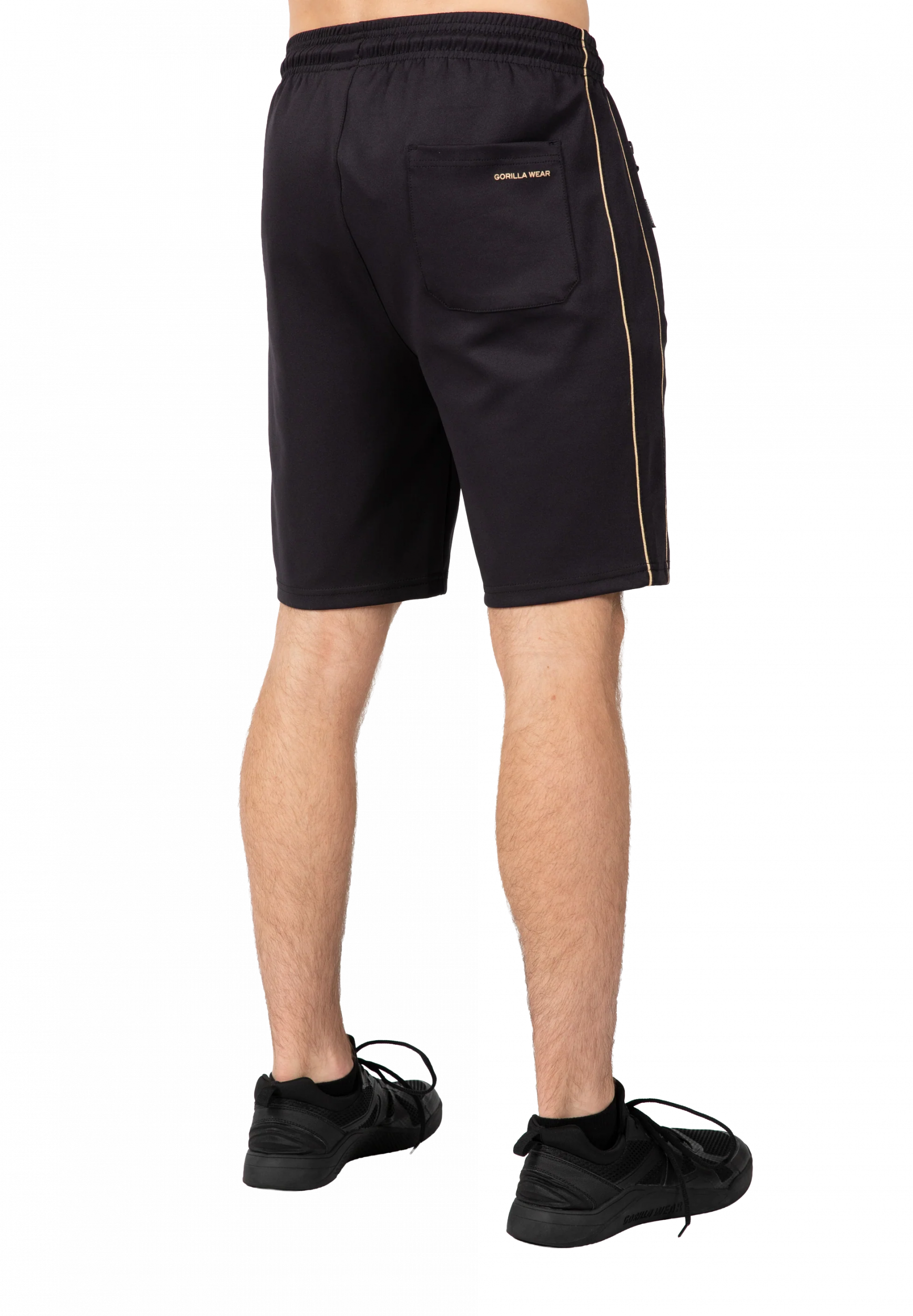 Wenden Track Short Gorilla Wear - Noir/Or - vue 2