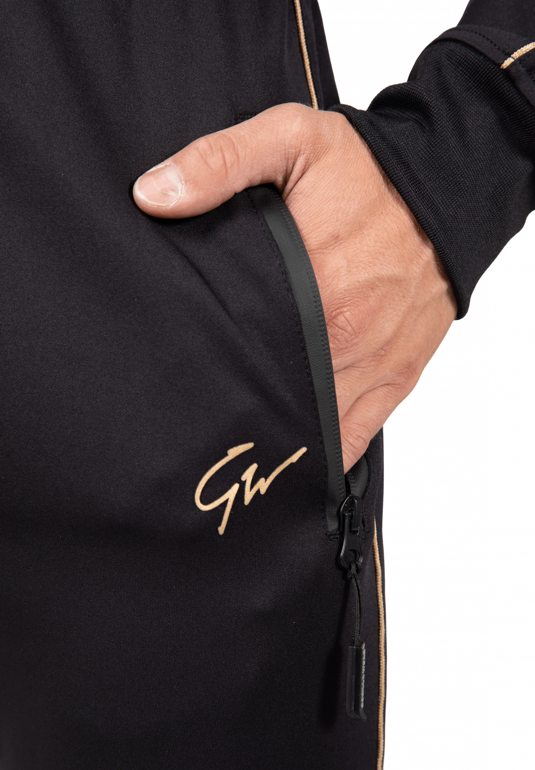 Wenden Track Short Gorilla Wear - Noir/Or - vue 4